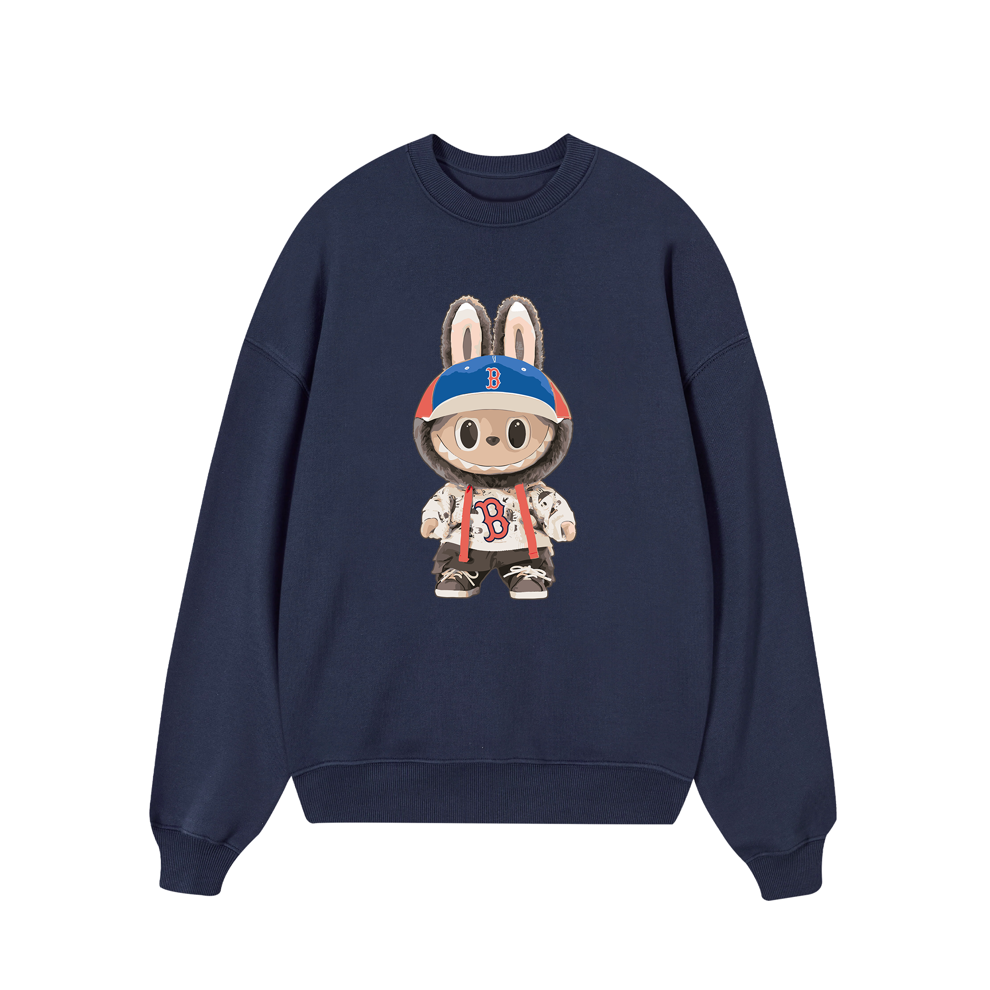 MLB Labubu Hip Hop Boston Sweater