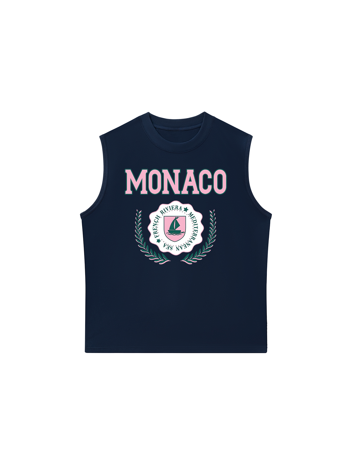 Áo Ba Lỗ Relaxed Fit City Pink Monaco