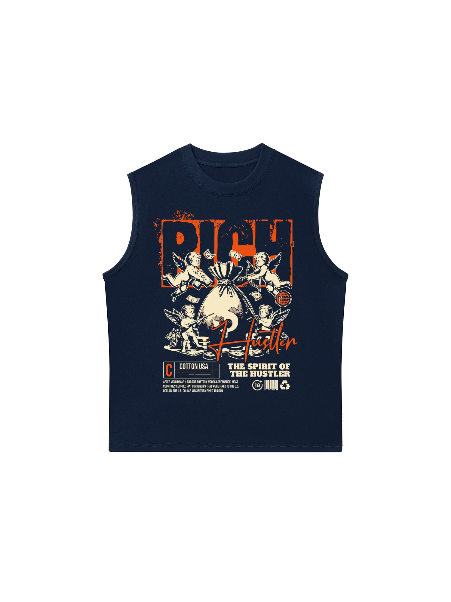 Áo Ba Lỗ Relaxed Fit Money The Spirit Of The Hustler