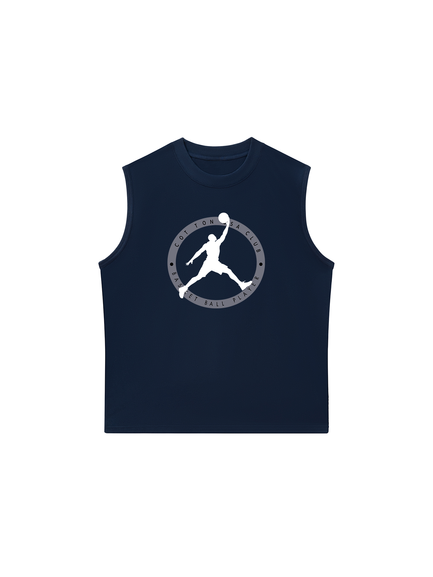 Áo Ba Lỗ Relaxed Fit Basketball Logo