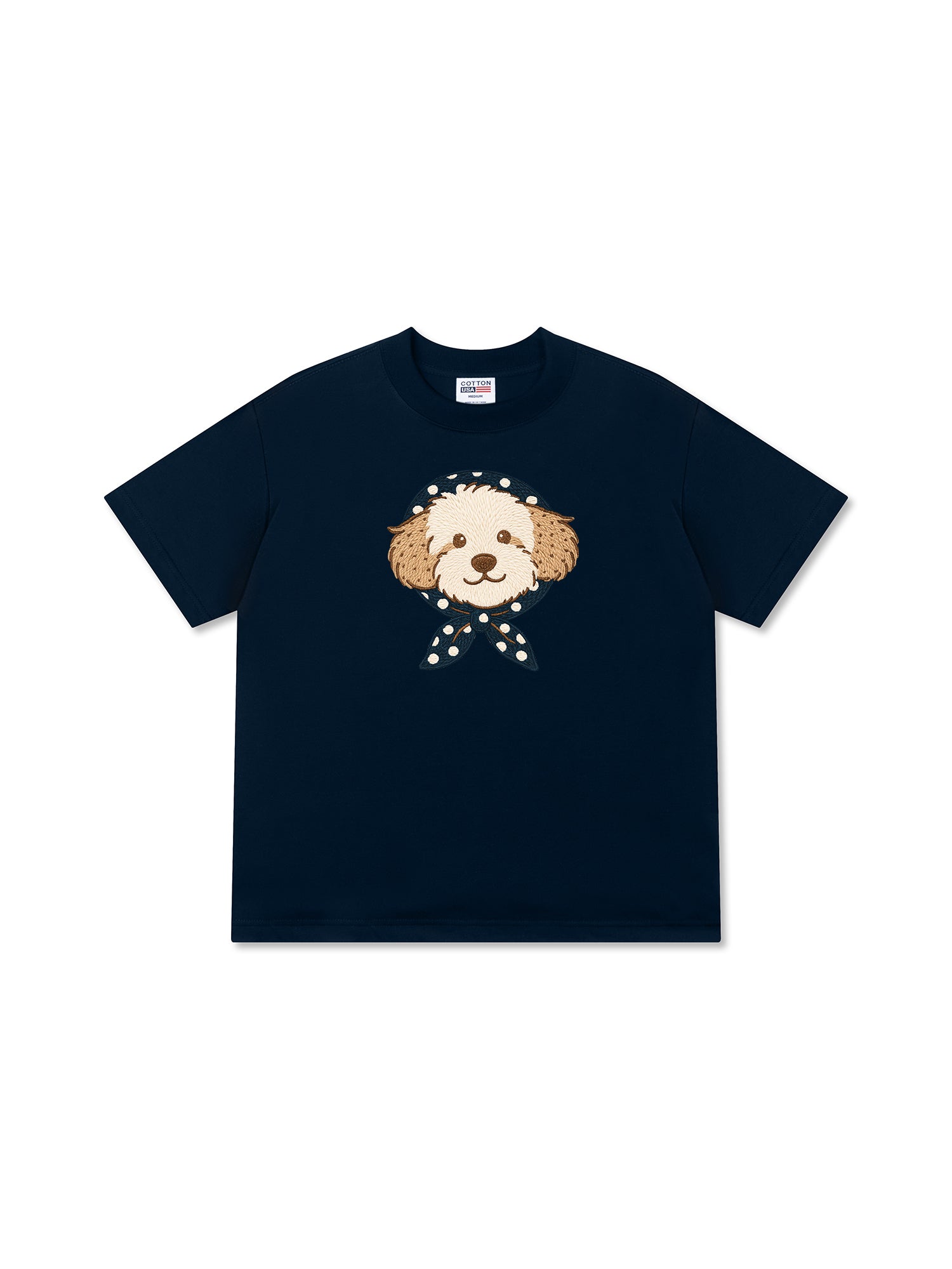 Áo Thun Relaxed Fit Winter Cute Puppy