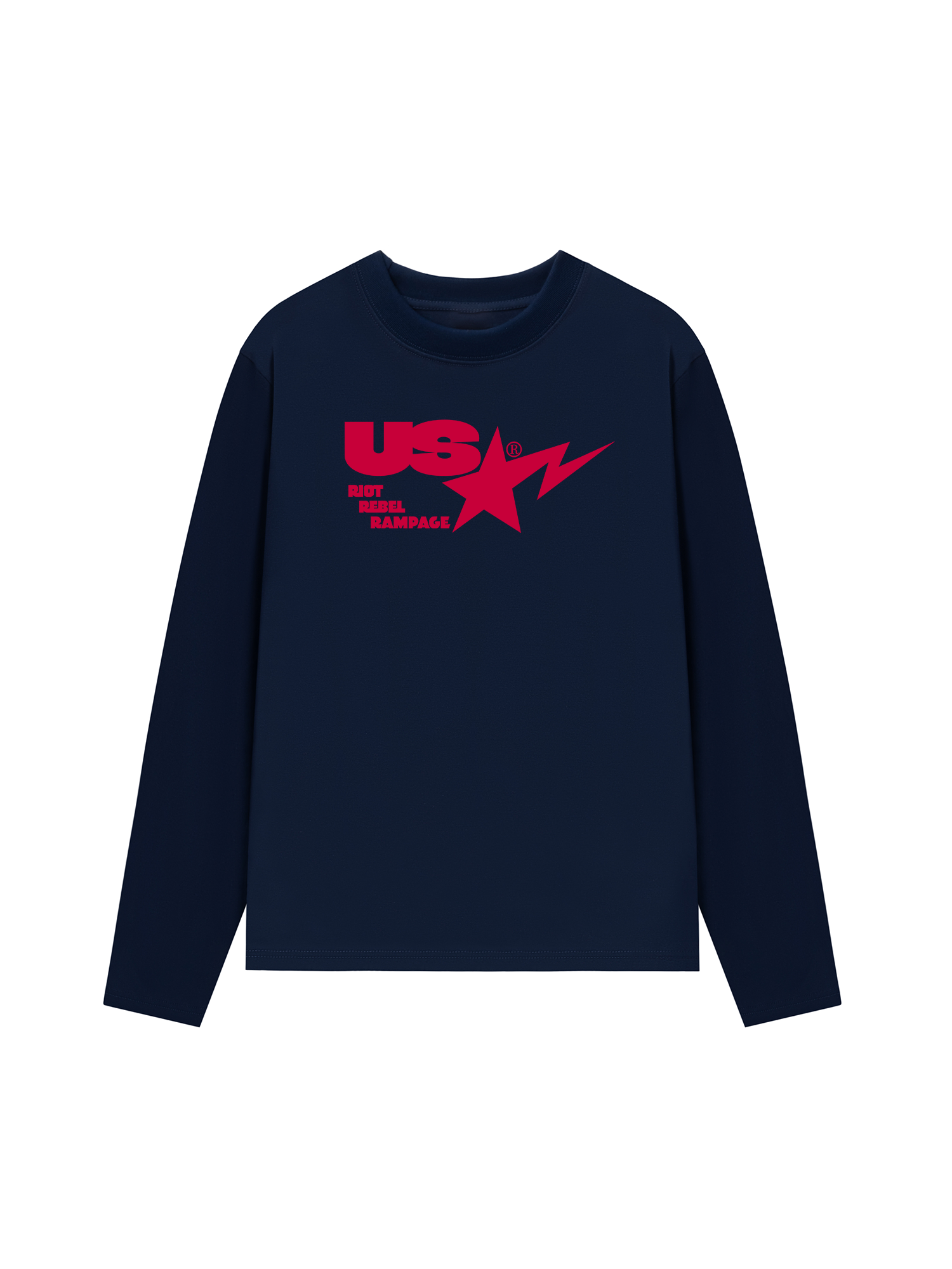 Áo Thun Dài Tay USA Riot Rebel Rampage