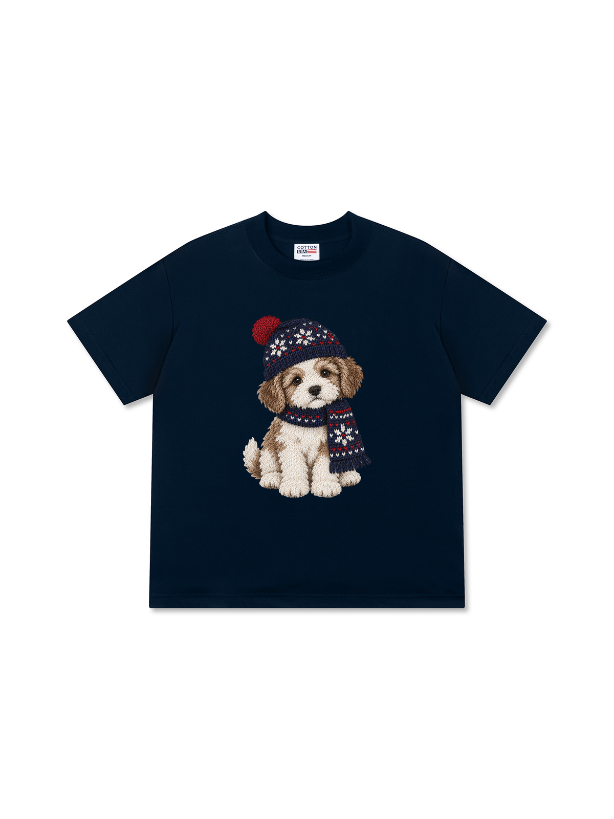 Áo Thun Relaxed Fit Winter Pup