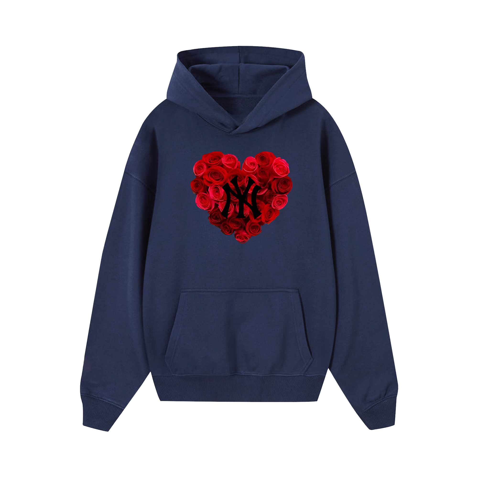 MLB Floral Rose Heart Hoodie