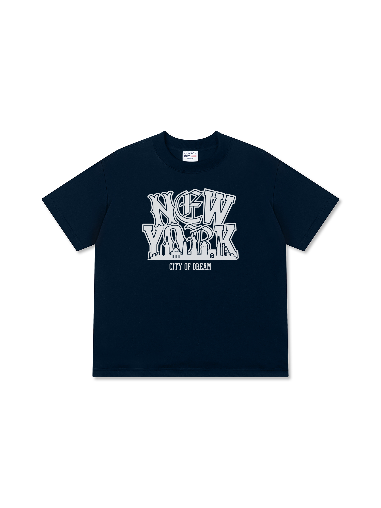 Áo Thun Relaxed Fit USA City Of Dream