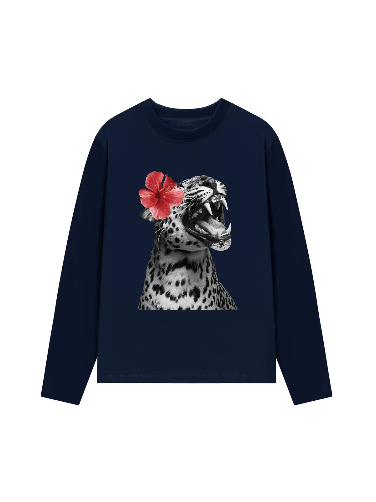 Áo Thun Dài Tay Urban Leopard Roar Flower