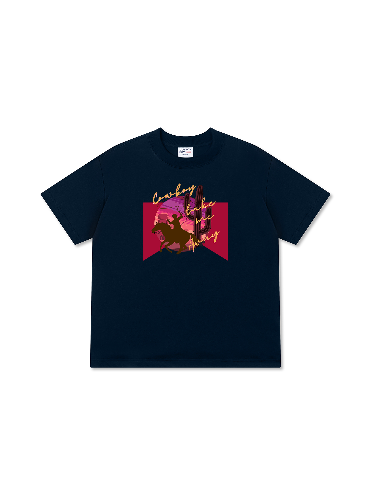 Áo Thun Relaxed Fit Marlboro Cowboy Take Me Away