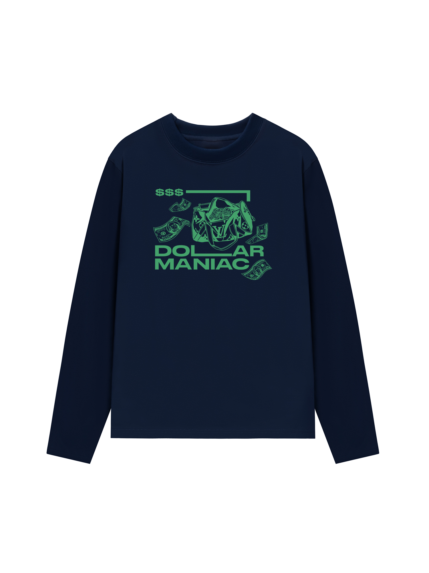 Áo Thun Dài Tay Money Dolar Maniac