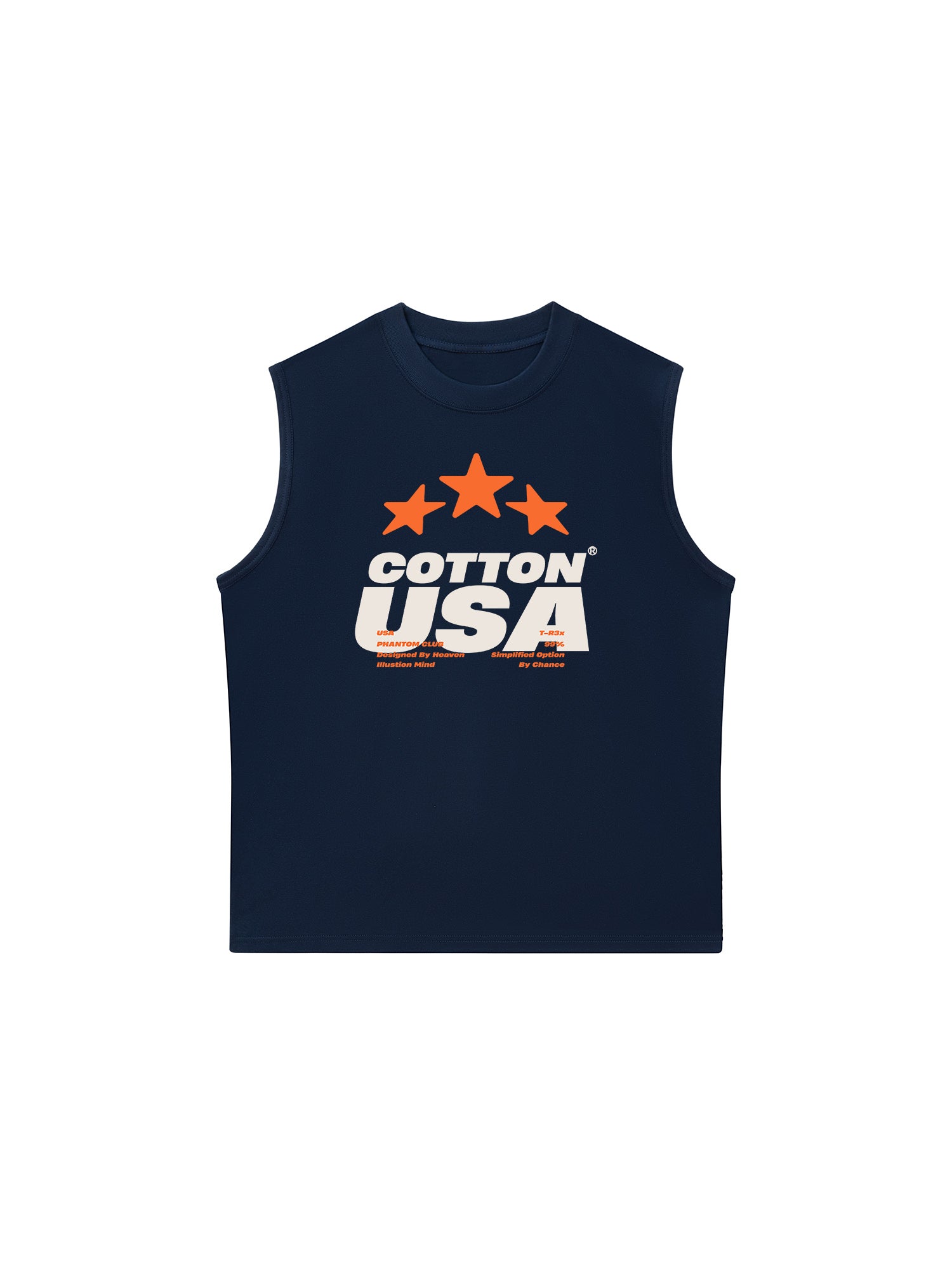 Áo Ba Lỗ Relaxed Fit USA Fliction Star