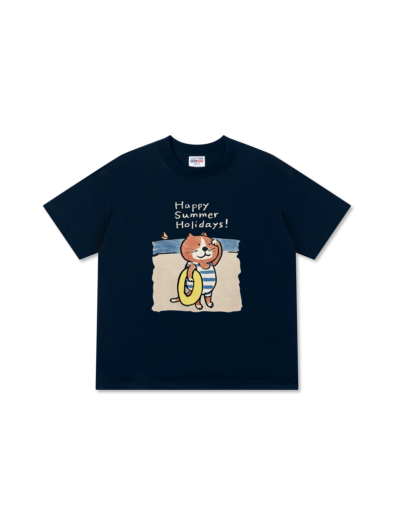 Áo Thun Relaxed Fit Happy Summer Holidays