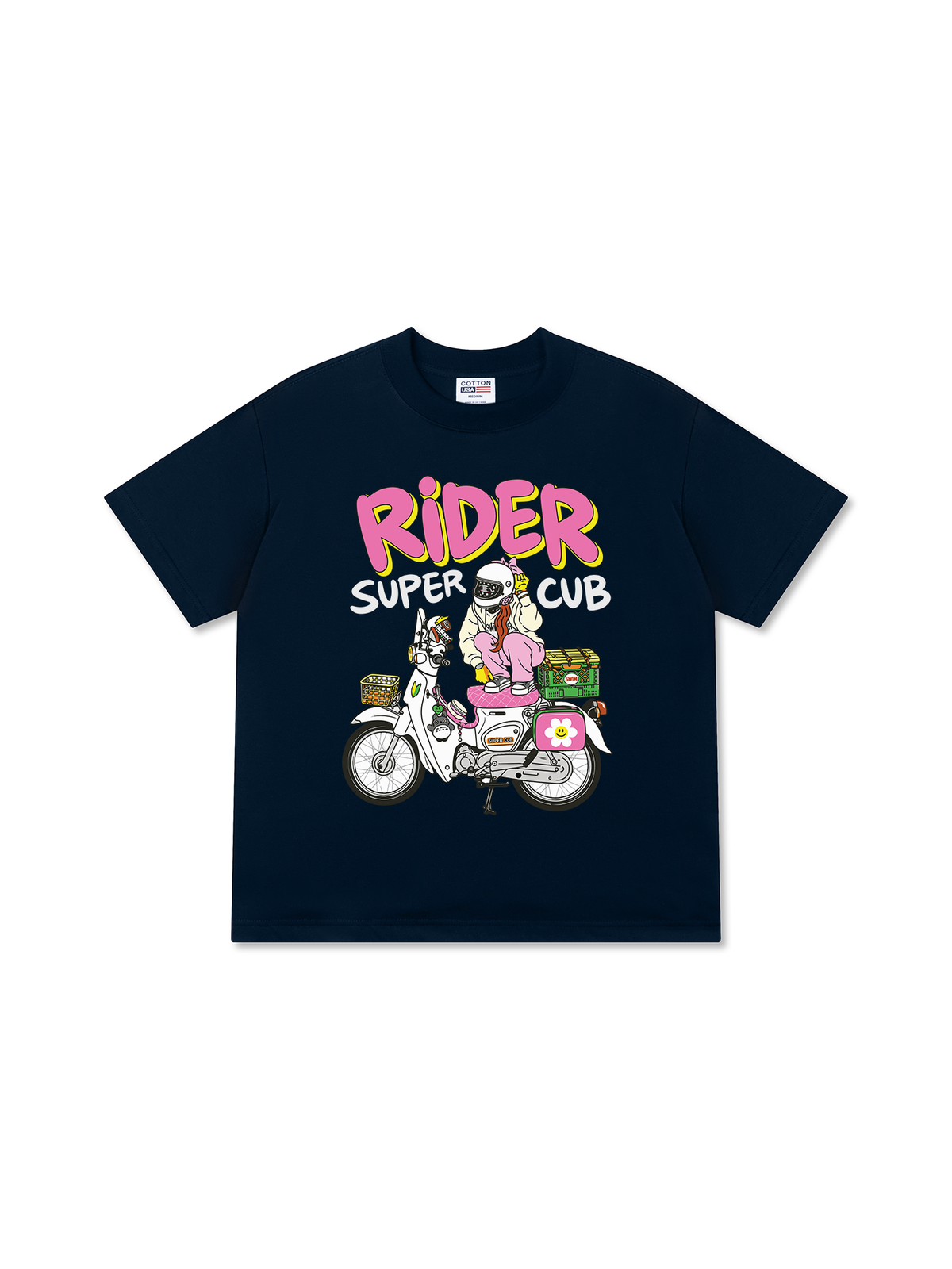 Áo Thun Relaxed Fit  RIDER Super Club