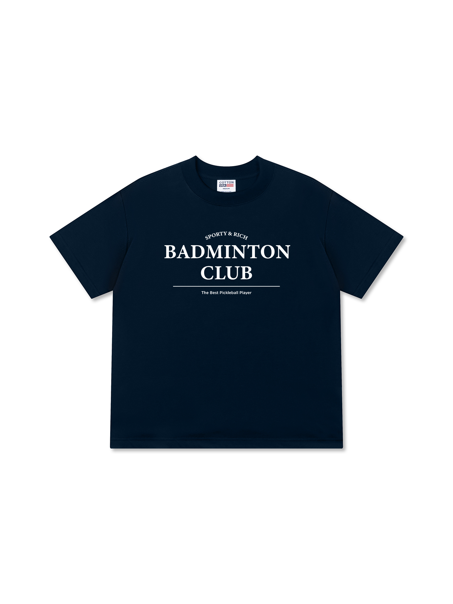 Áo Thun Relaxed Fit Sporty&Rich Badminton Club