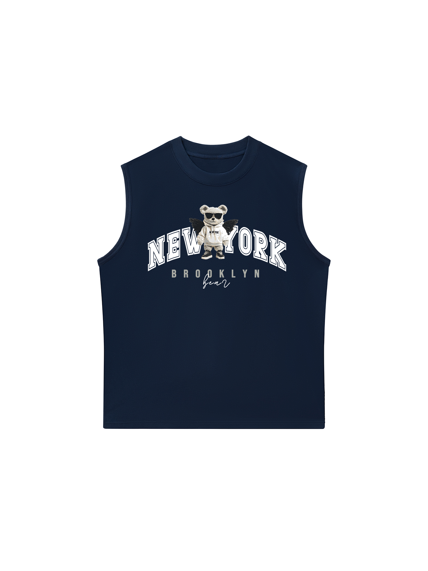 Áo Ba Lỗ Relaxed Fit City New York Bear