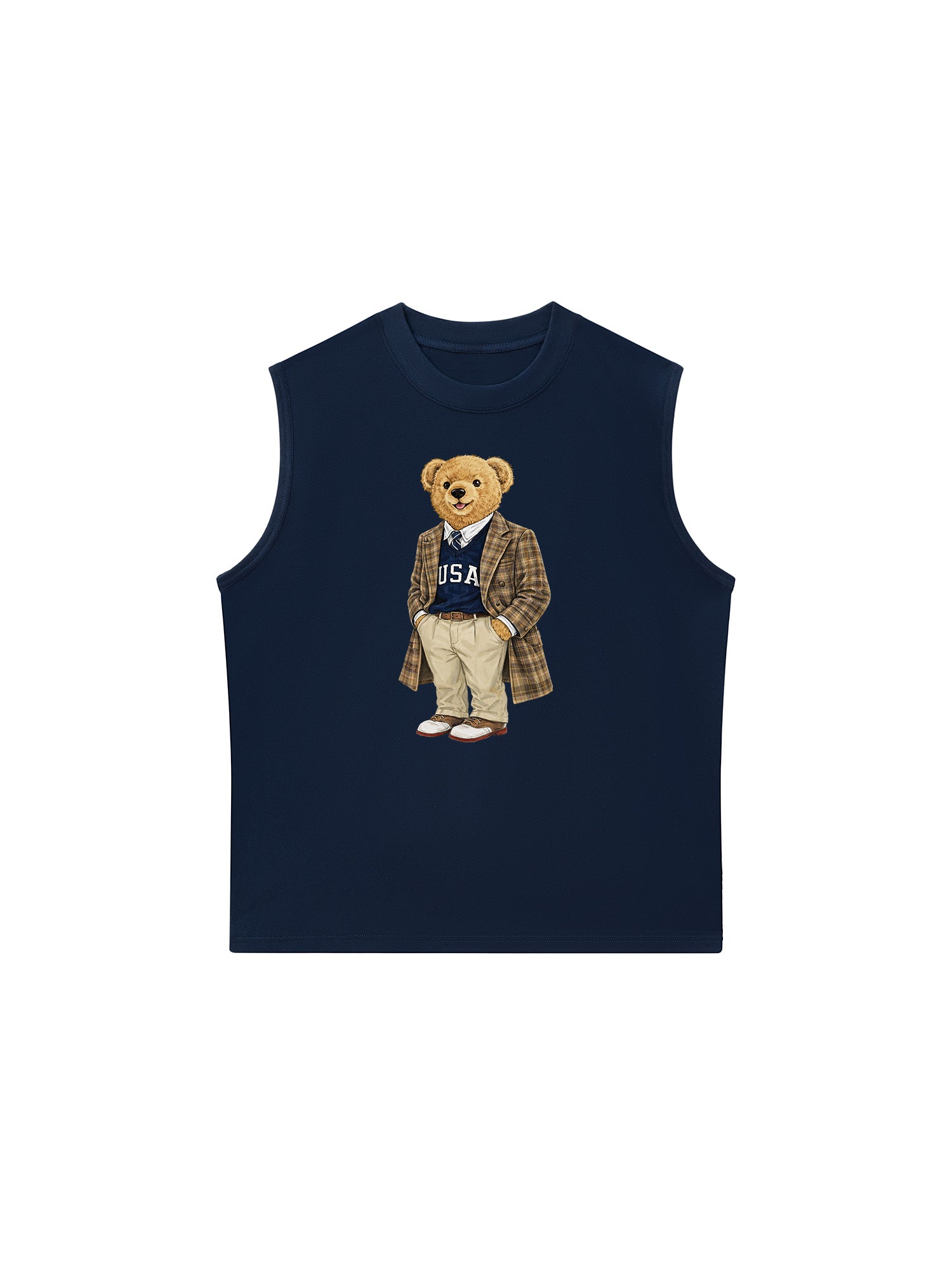 Áo Ba Lỗ Relaxed Fit Bear One