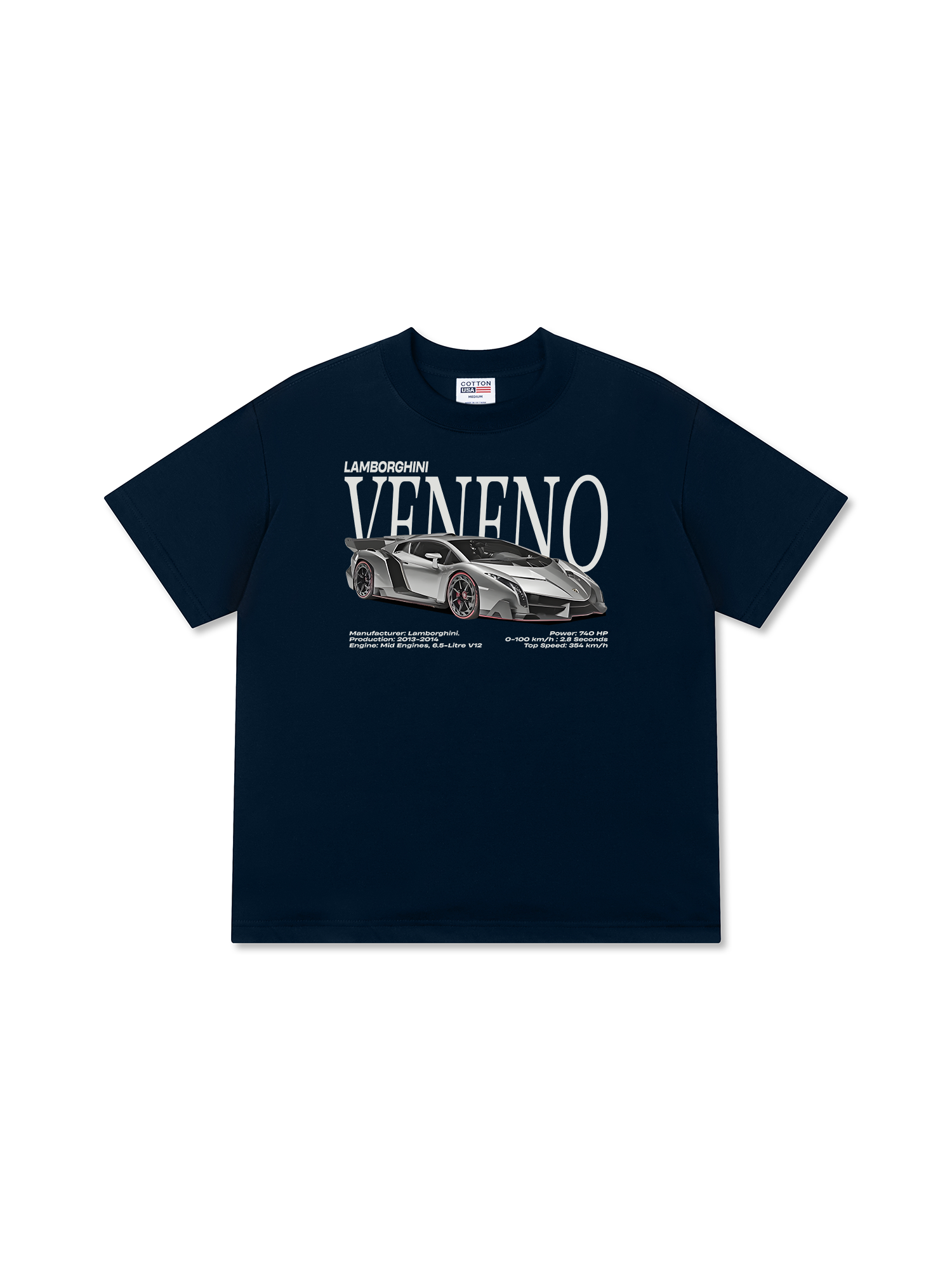 Áo Thun Relaxed Fit Lamborghini Veneno Speed