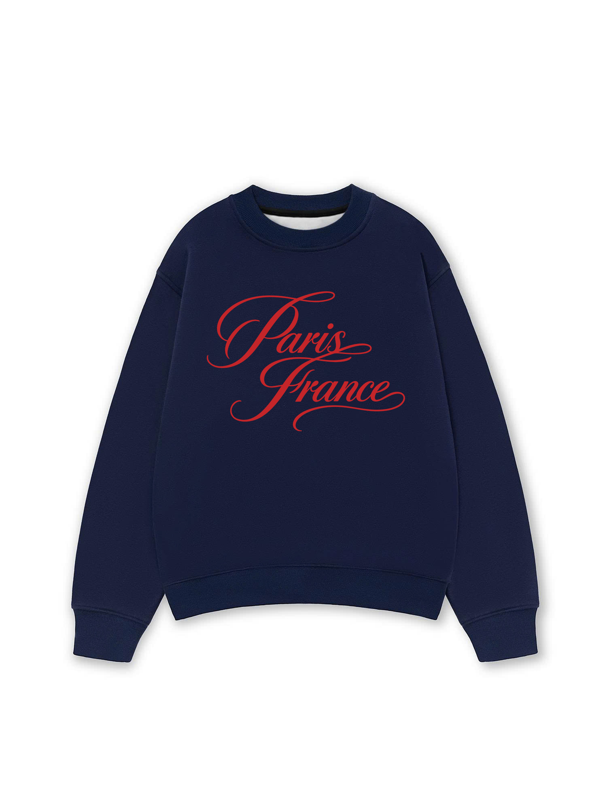 Áo Sweater Nỉ Hai Da  Red Paris France