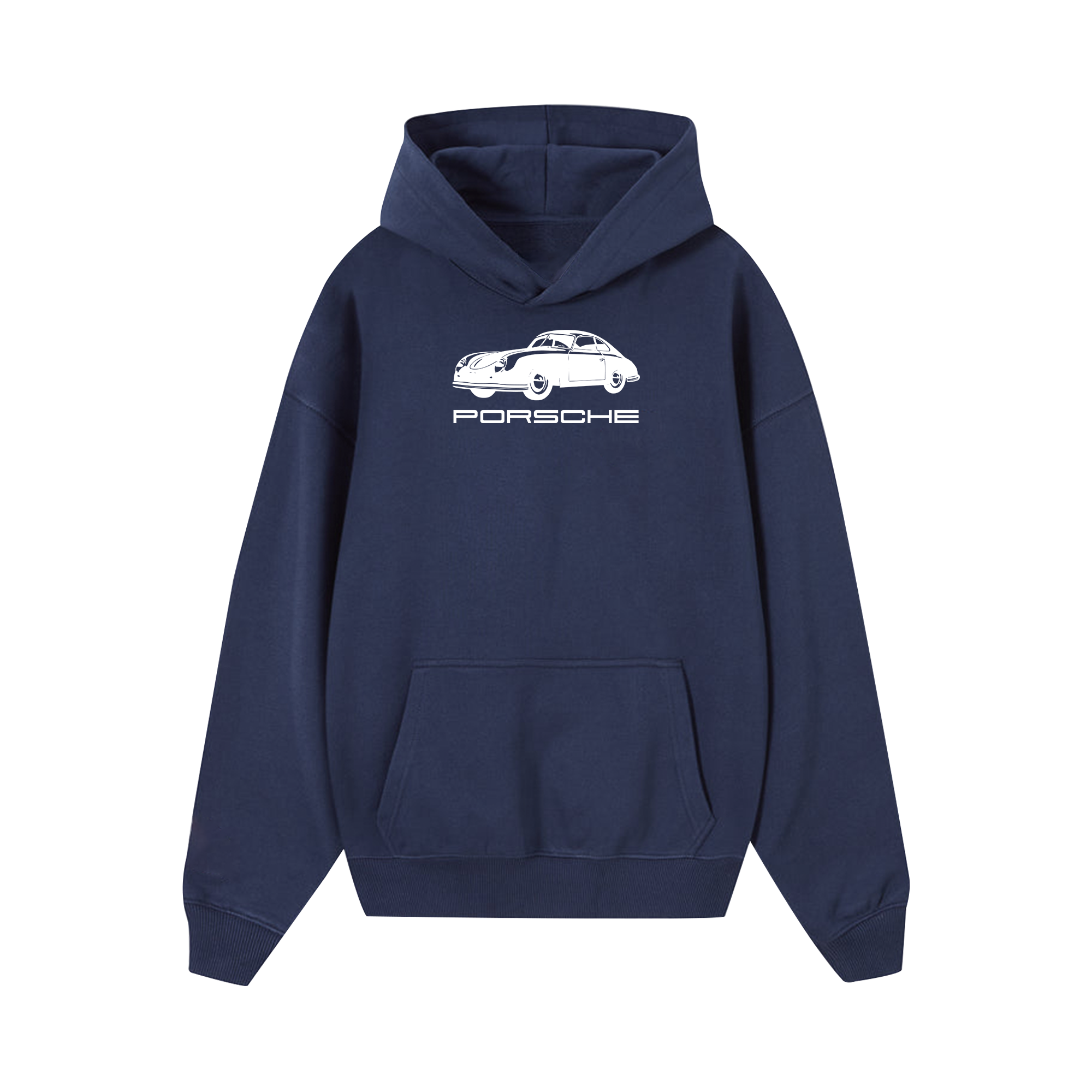 Porsche 356 Scale In Feet Hoodie