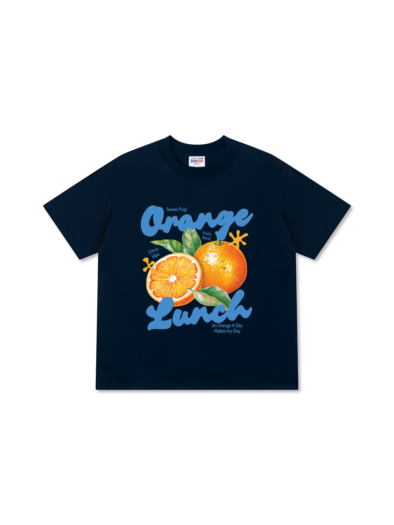 Áo Thun Relaxed Fit Orange Lunch