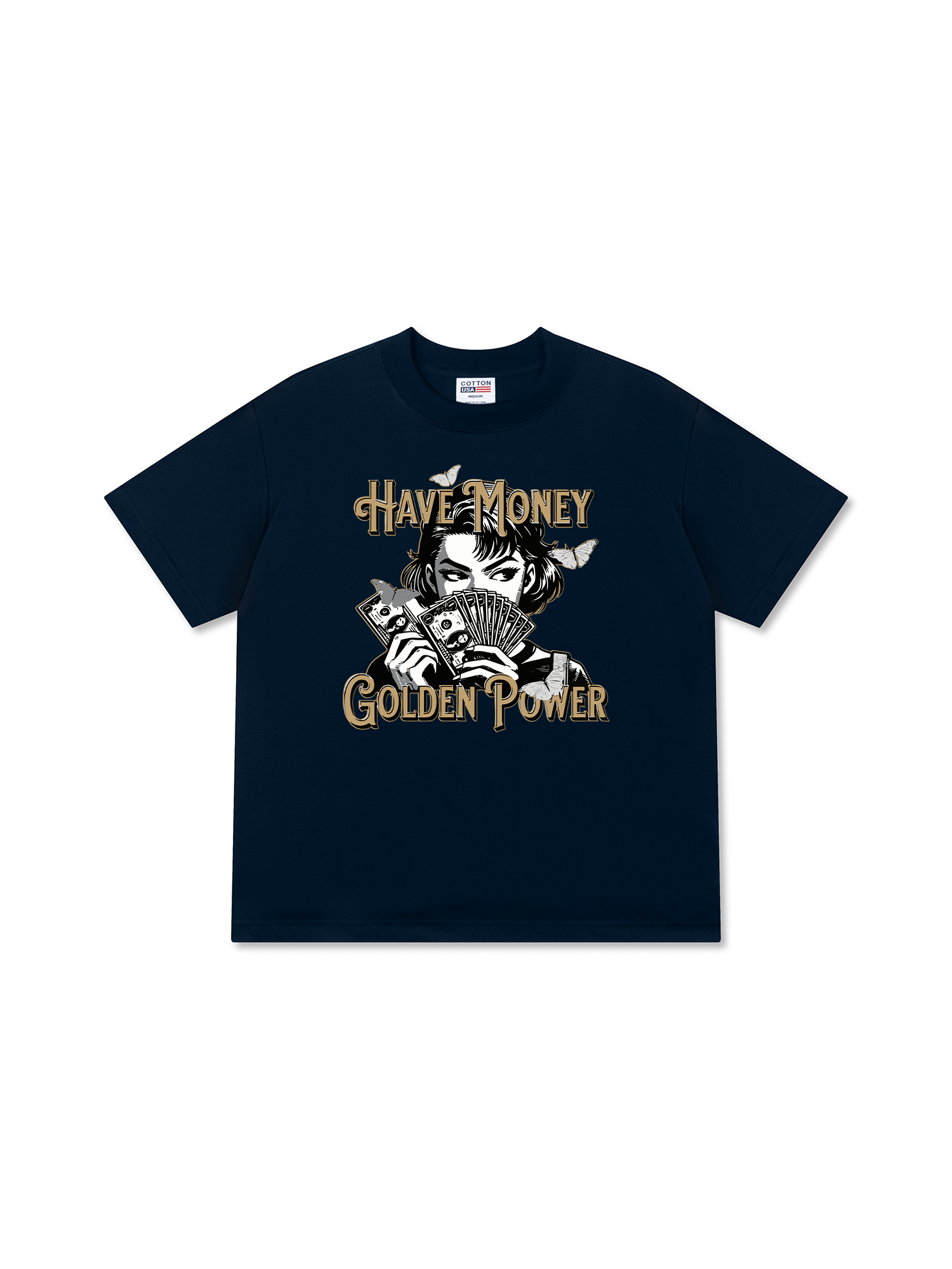 Áo Thun Relaxed Fit Money Golden Power