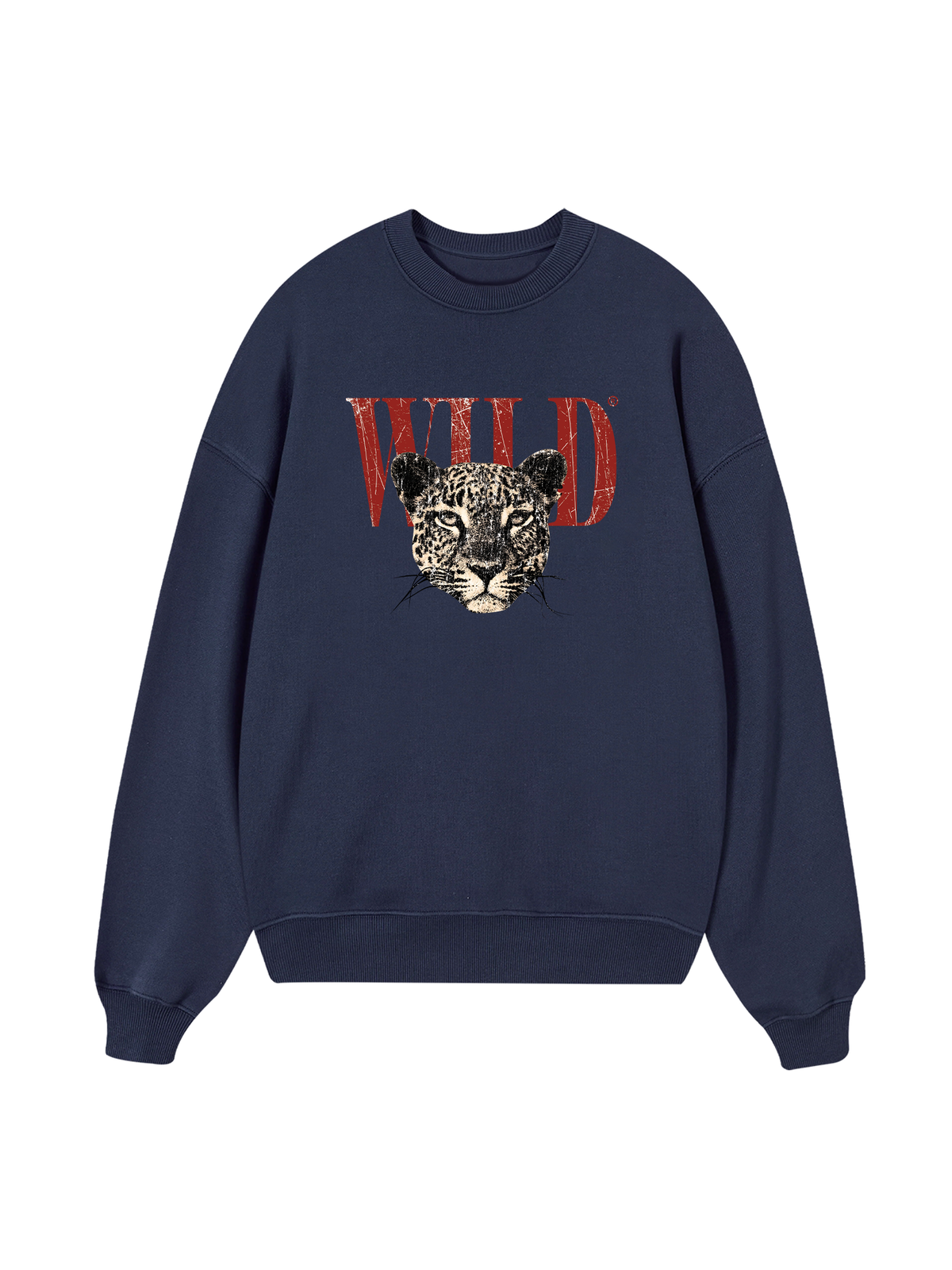 Sweater Urban Leopard Crimson Wild