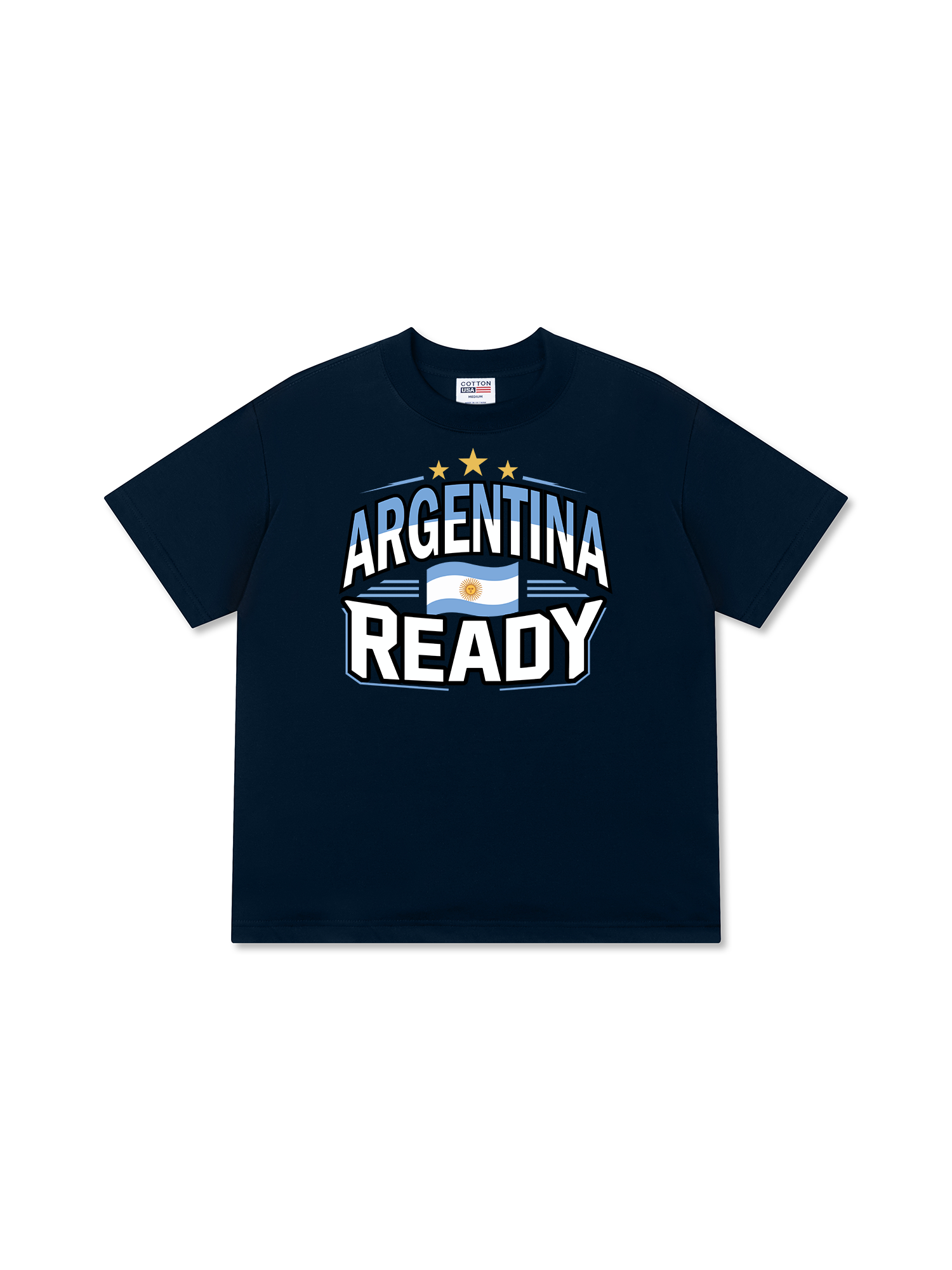 Áo Thun Relaxed Fit Soccer World Cup Argentina Ready