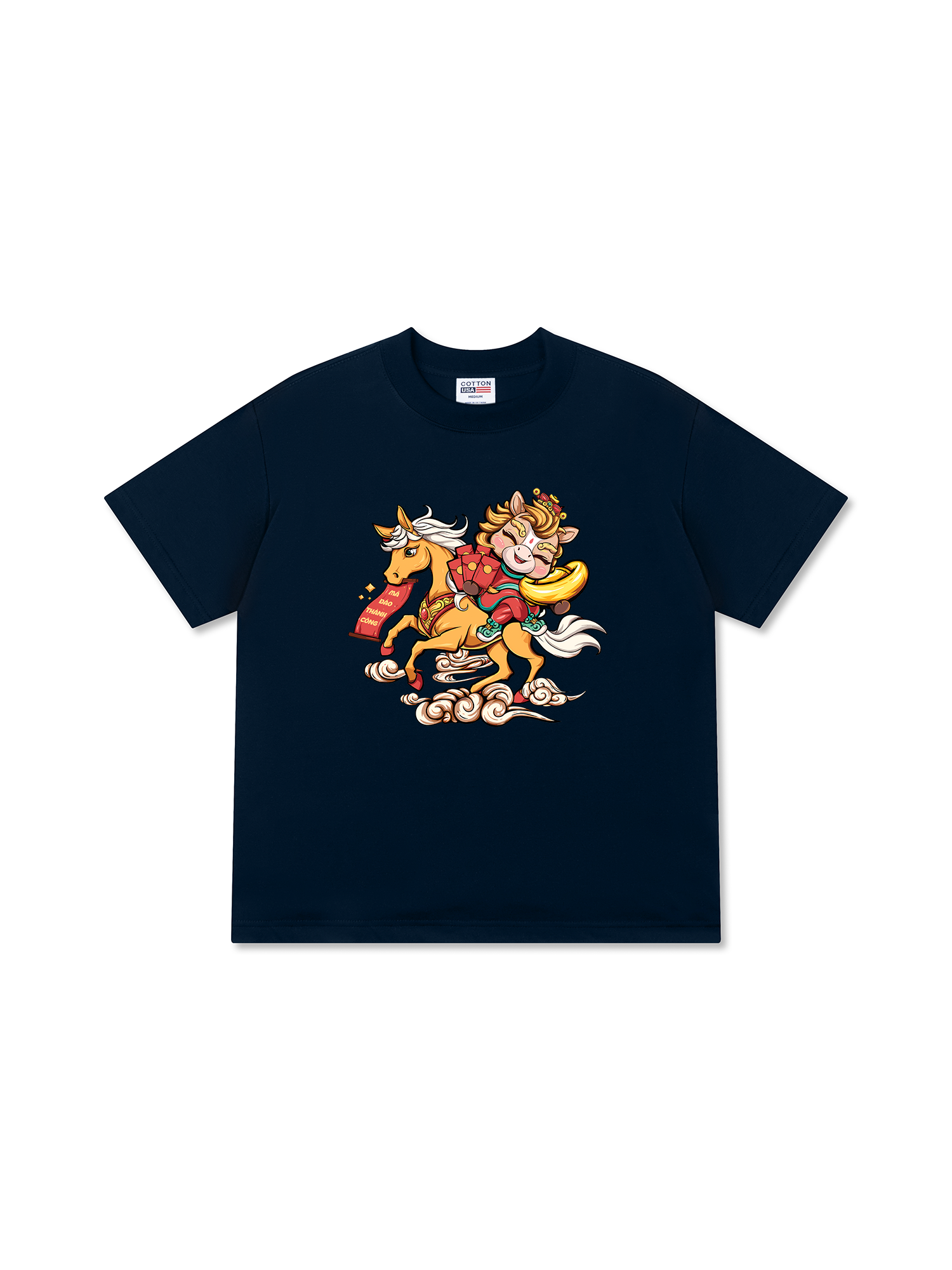 Áo Thun Relaxed Fit Mã Đáo Thành Công