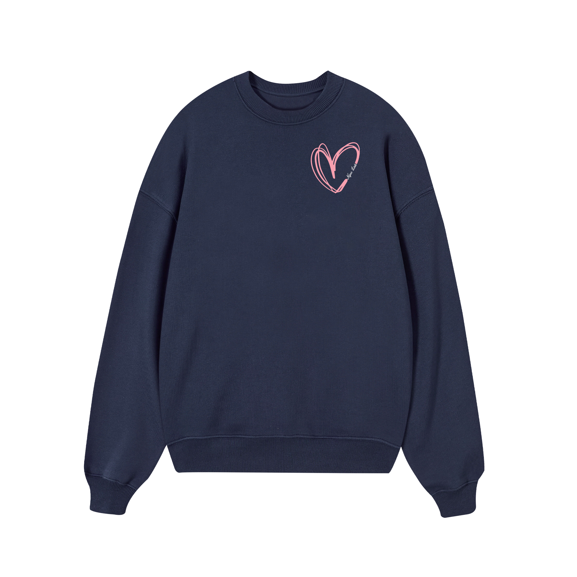 Custom Couple Heart Sweater