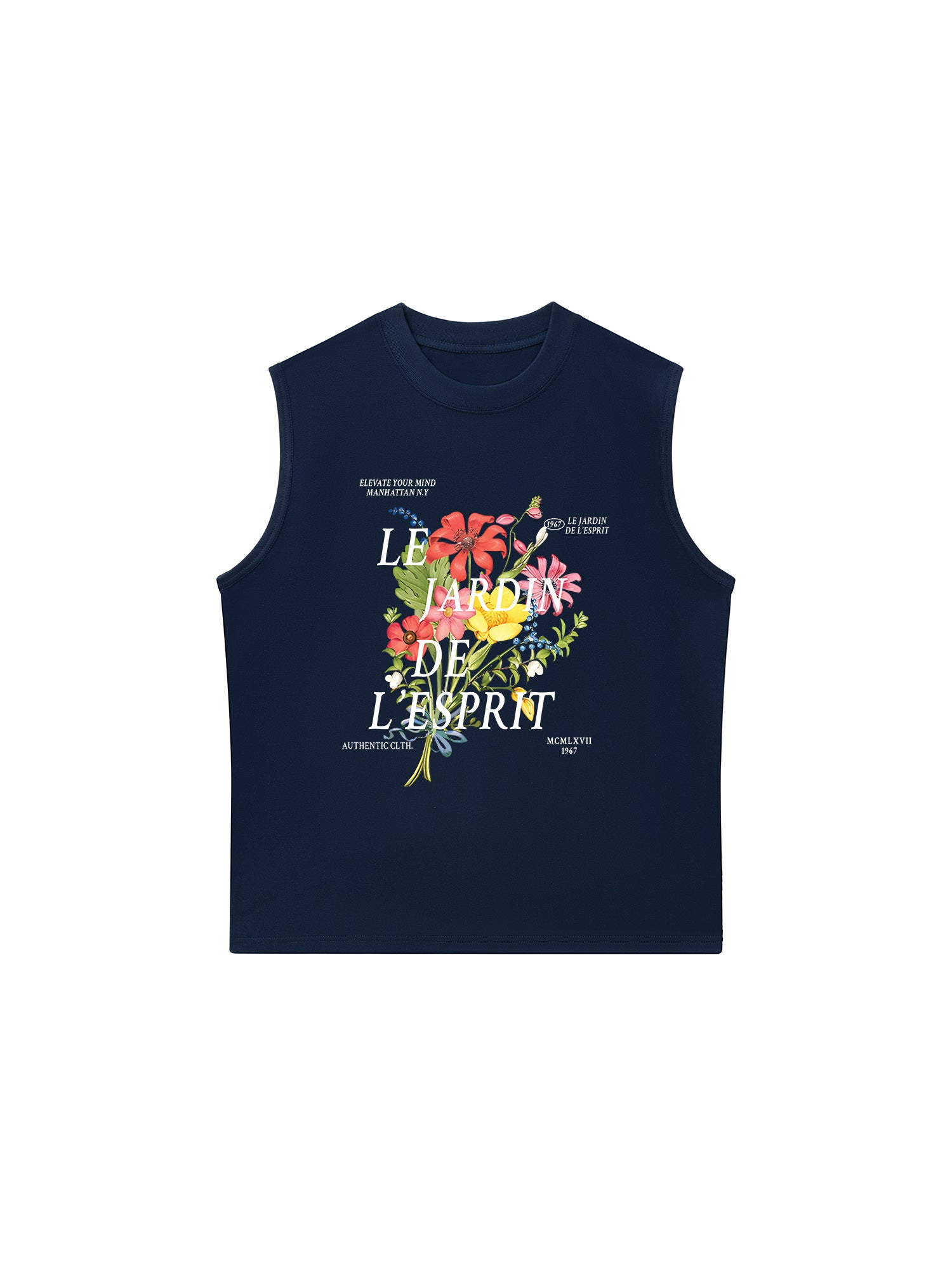 Áo Ba Lỗ Relaxed Fit Floral Authentic