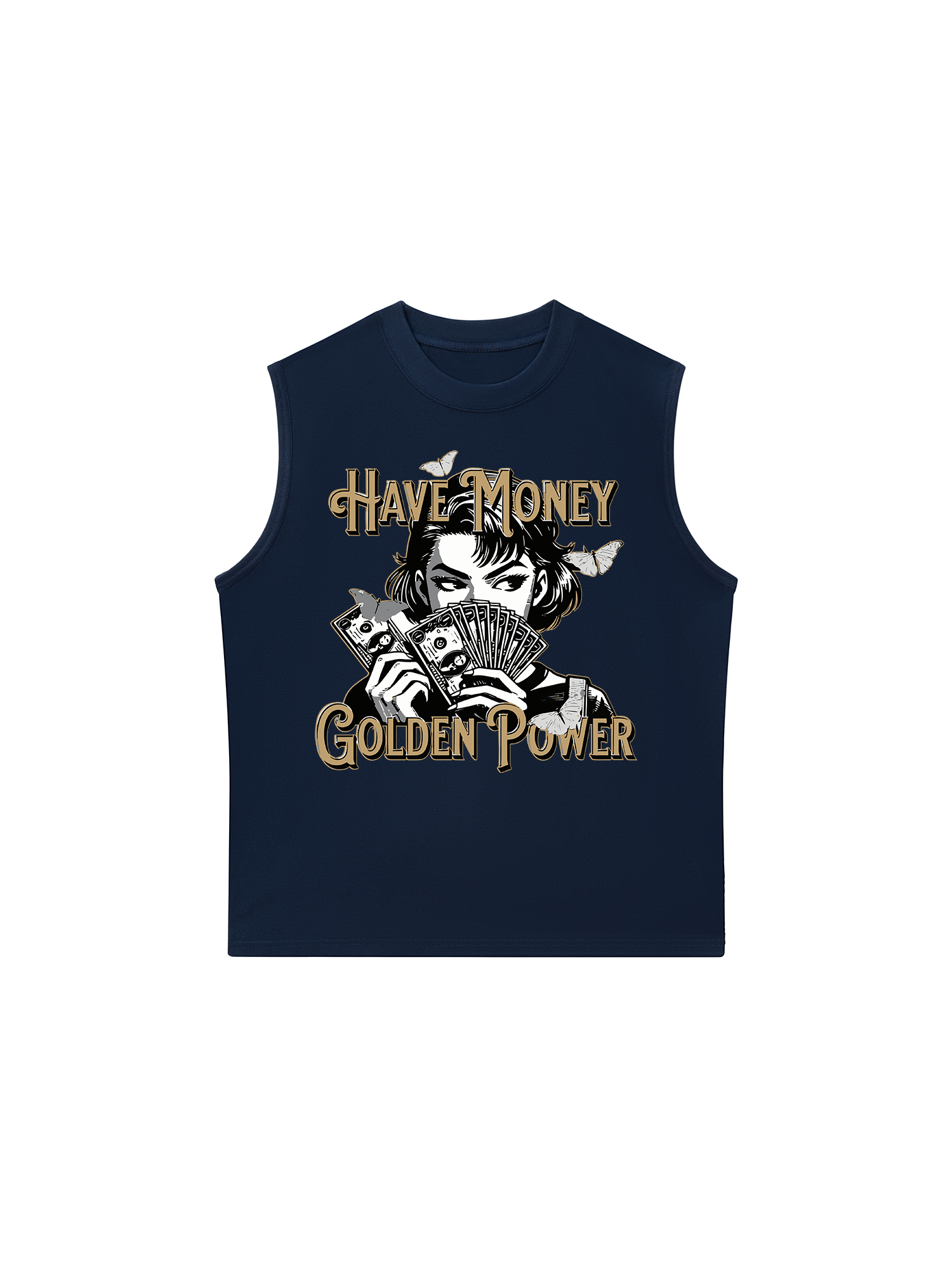 Áo Ba Lỗ Relaxed Fit Money Golden Power
