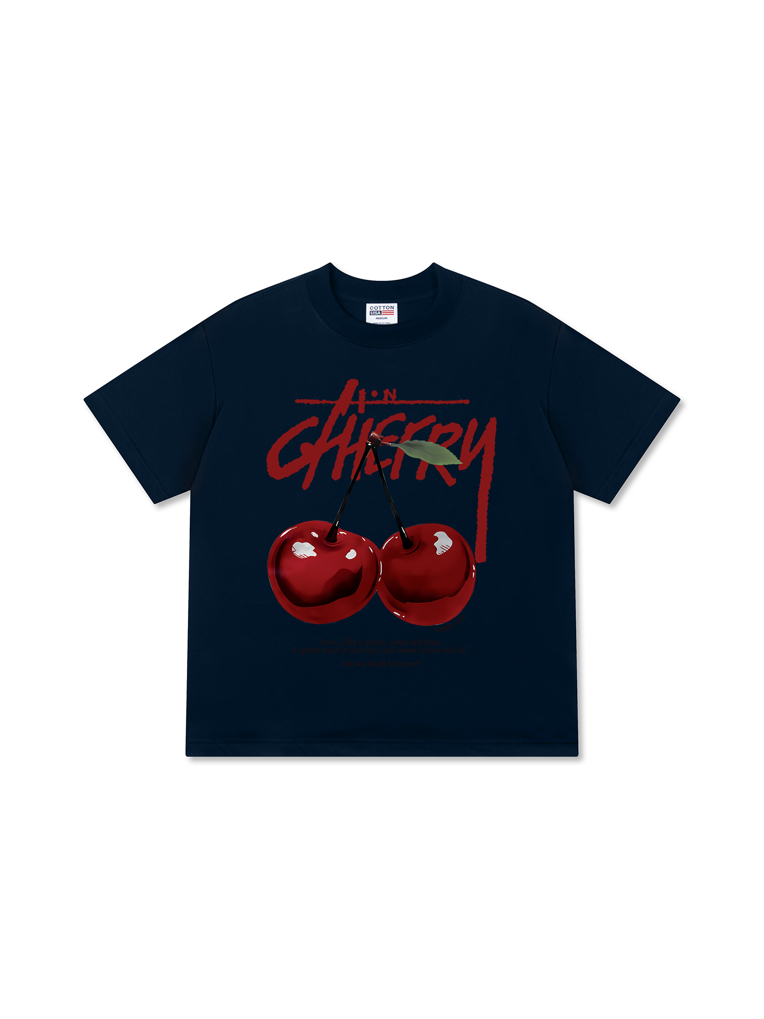 Áo Thun Relaxed Fit Cherry X Cotton USA Love