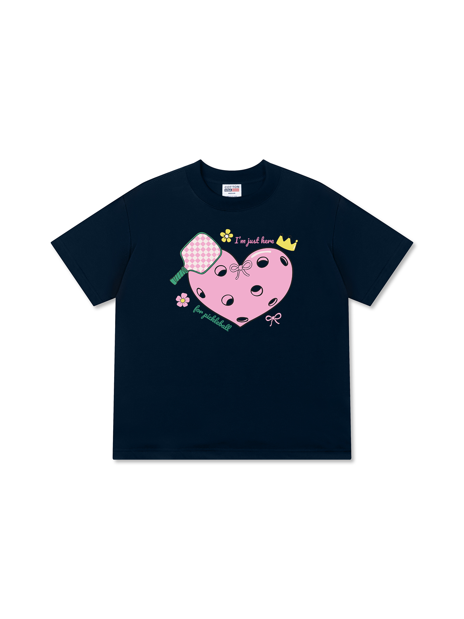 Áo Thun Relaxed Fit I_m Just Here For Pickleball