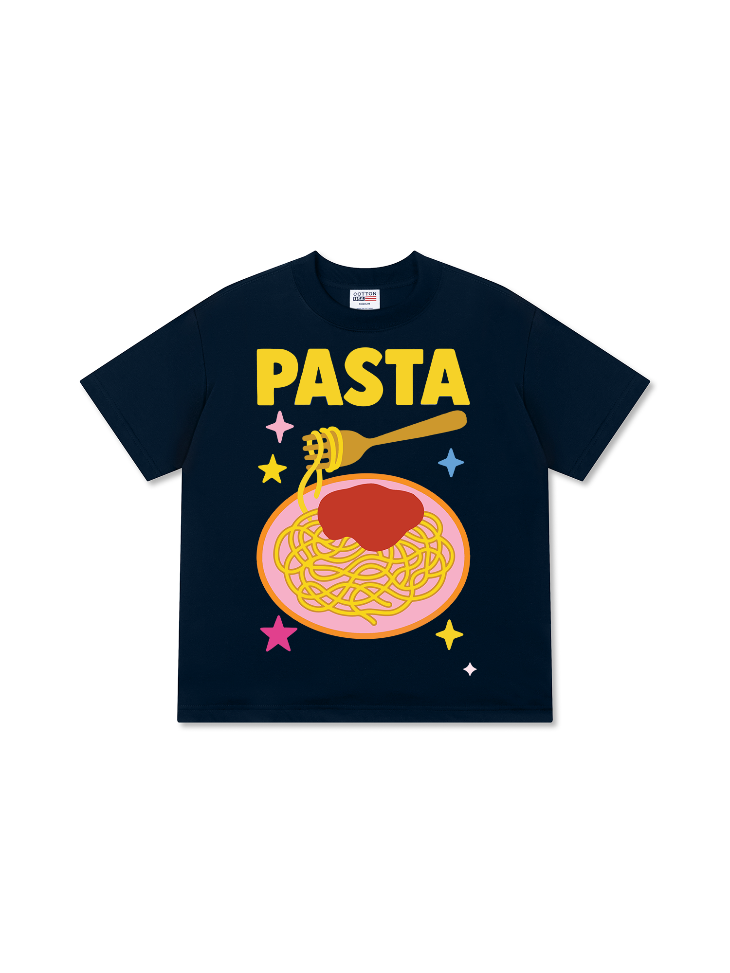 Áo Thun Relaxed Fit Yummy Mood Pasta