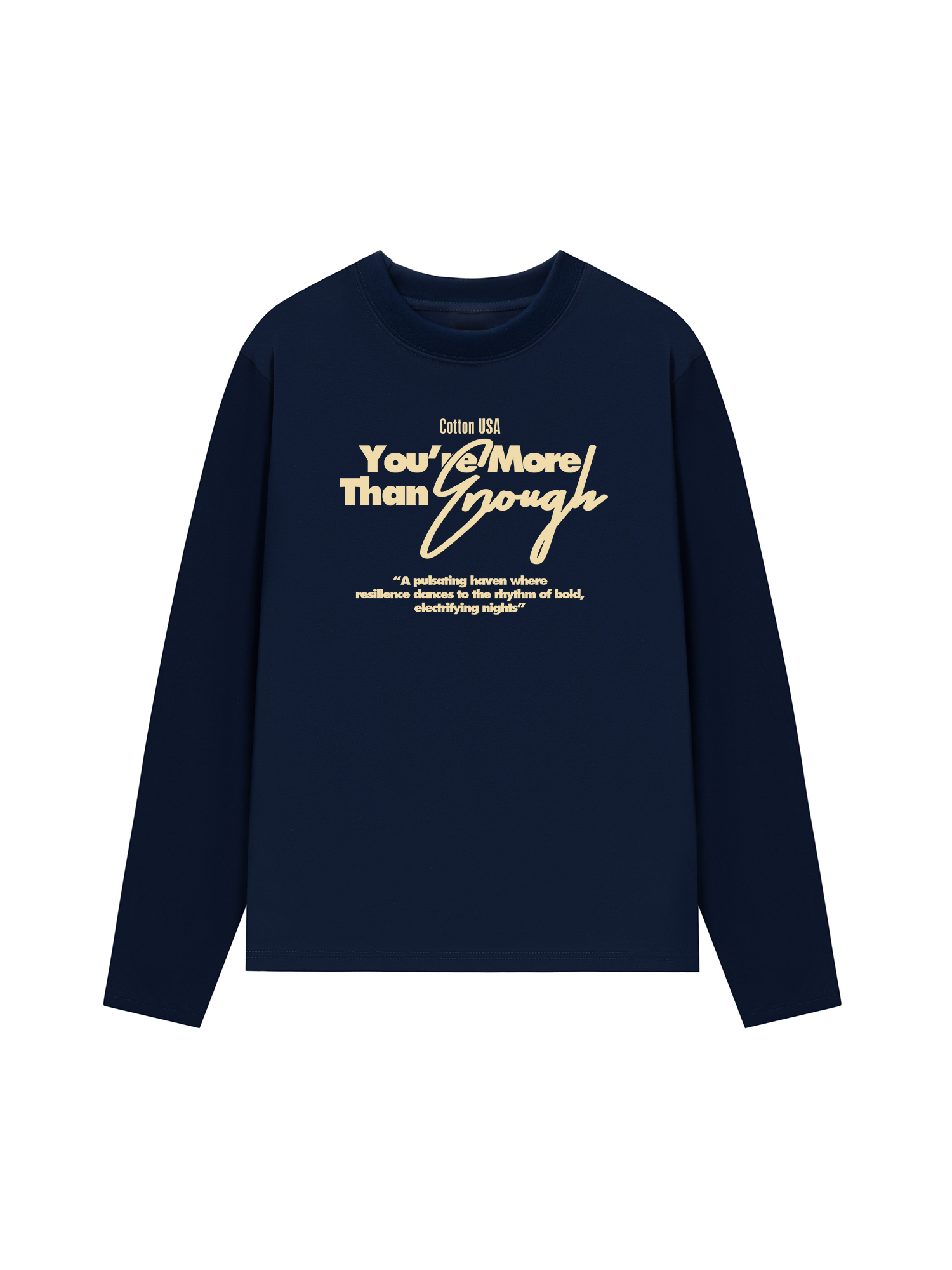 Áo Thun Dài Tay USA More Than Enough