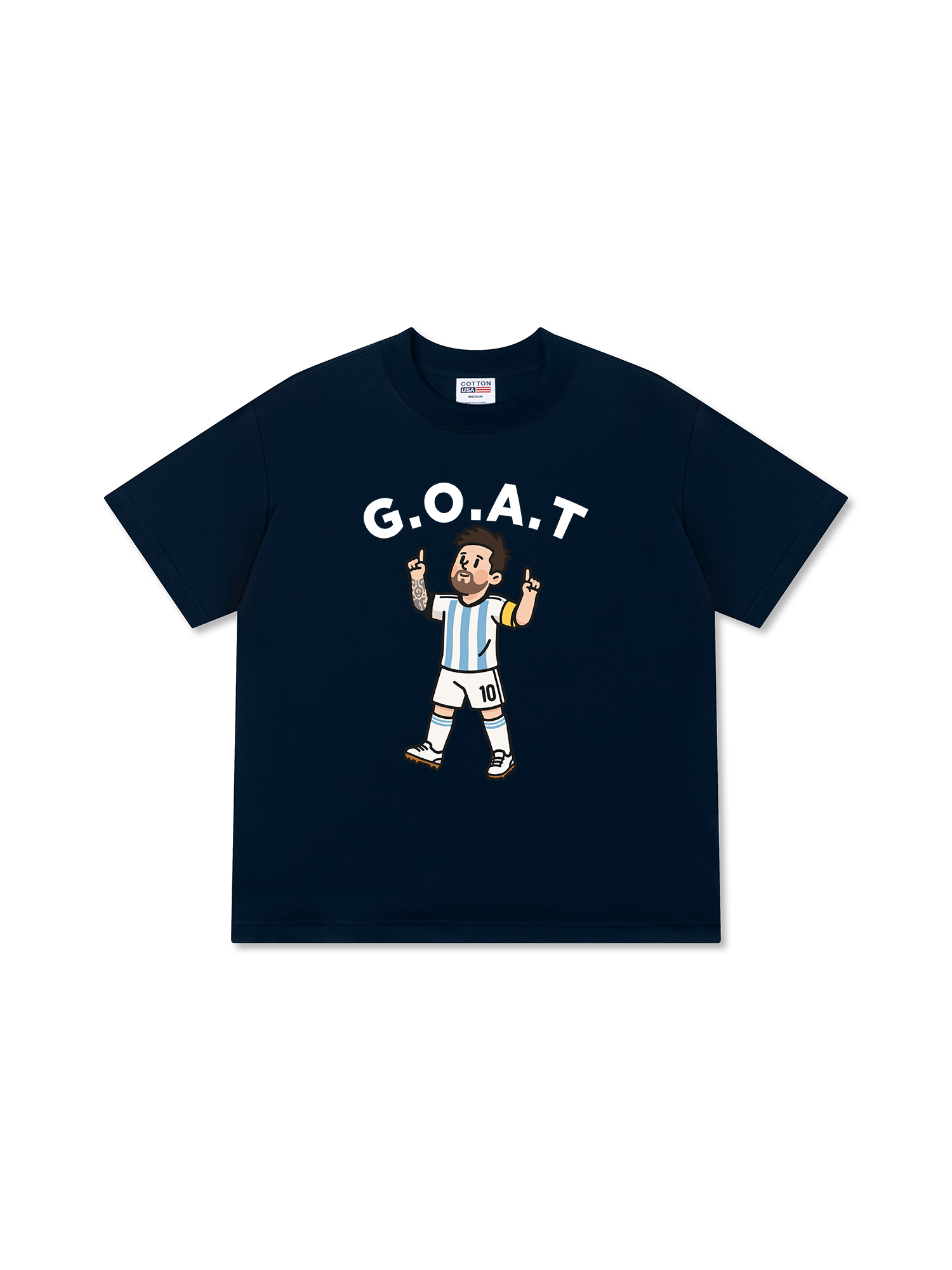 Áo Thun Relaxed Fit Soccer GOAT