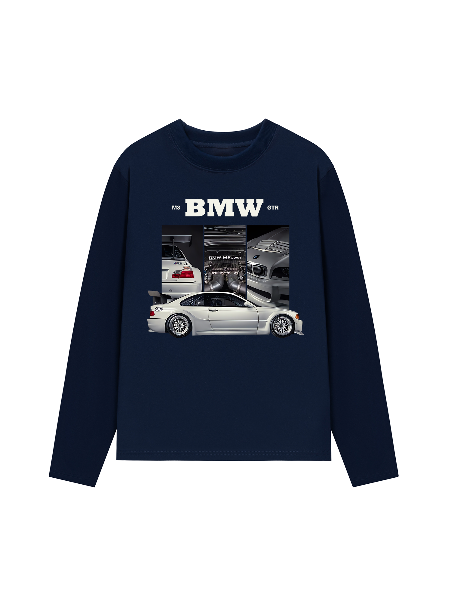 Áo Thun Dài Tay BMW M3 GTR Silver