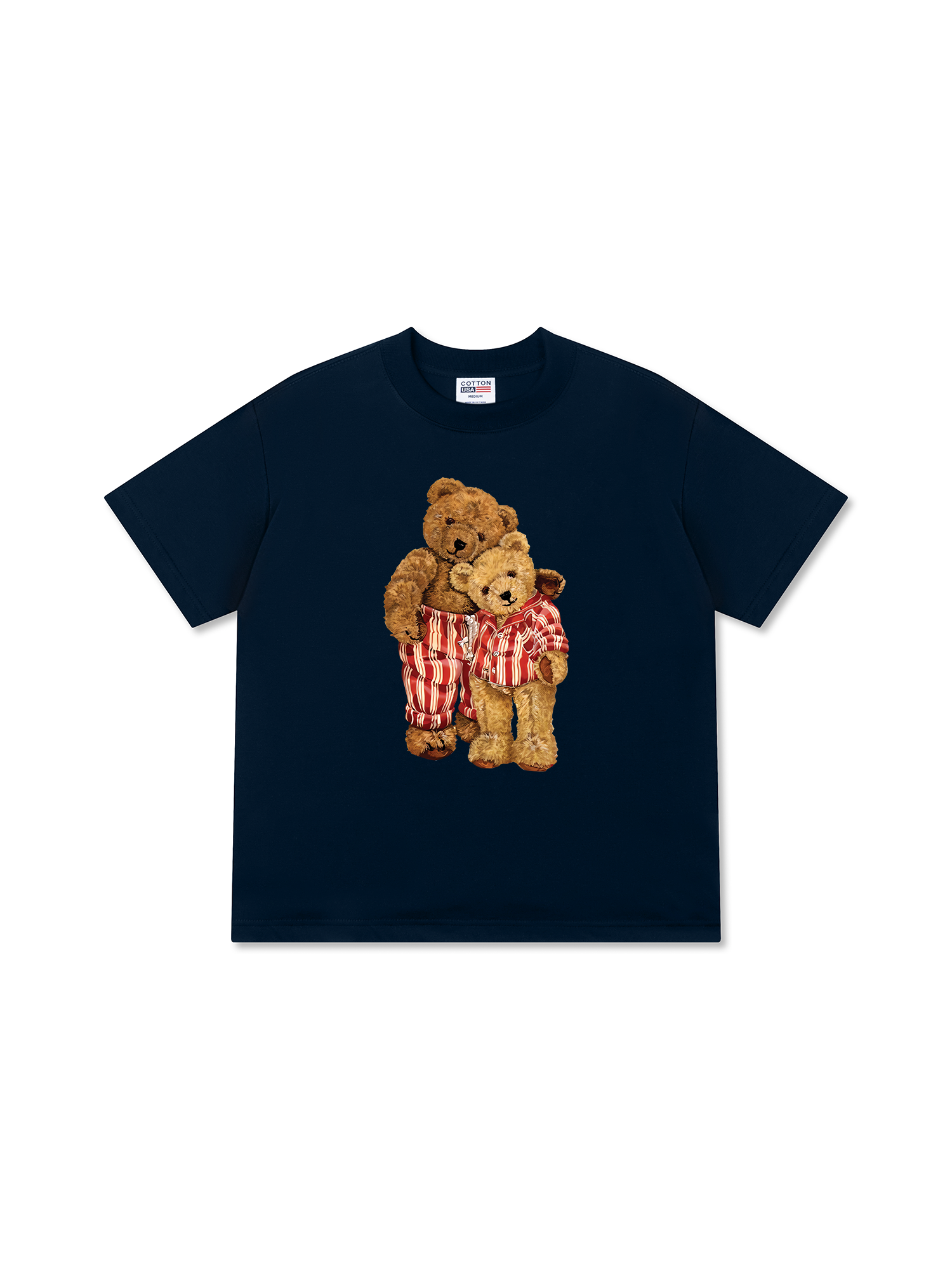 Áo Thun Relaxed Fit  Couple Bear Go To Bed