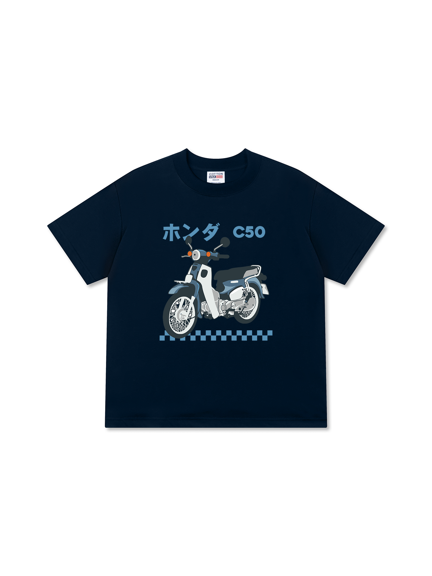Áo Thun Relaxed Fit Motorbike Cub C50