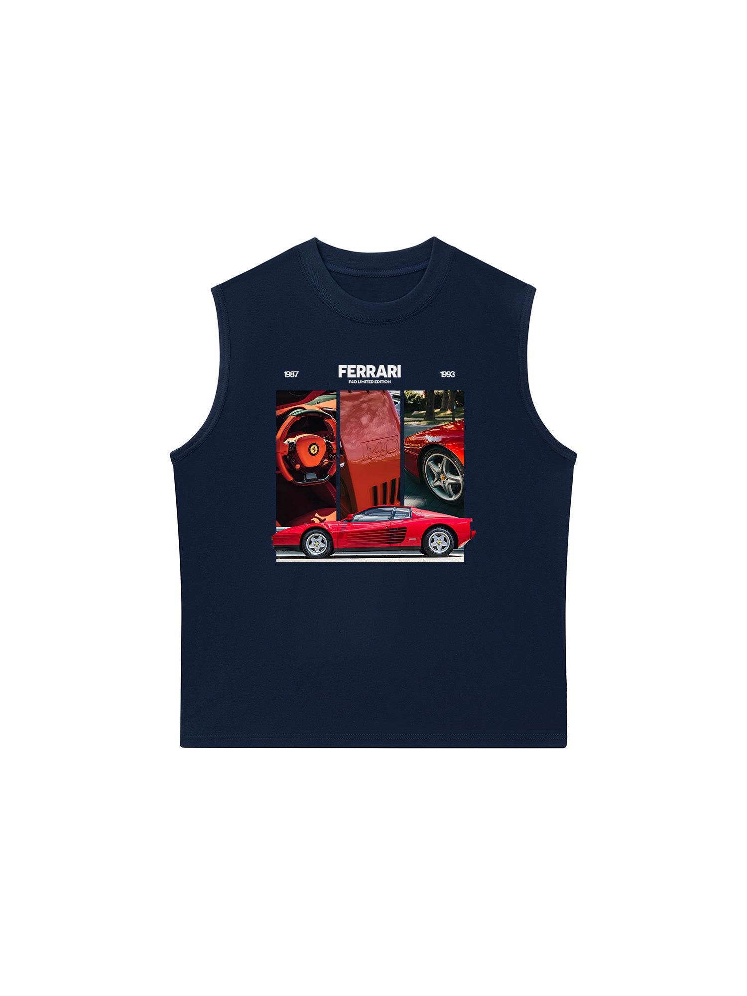 Áo Ba Lỗ Relaxed Fit Ferrari F40 Limited Edition