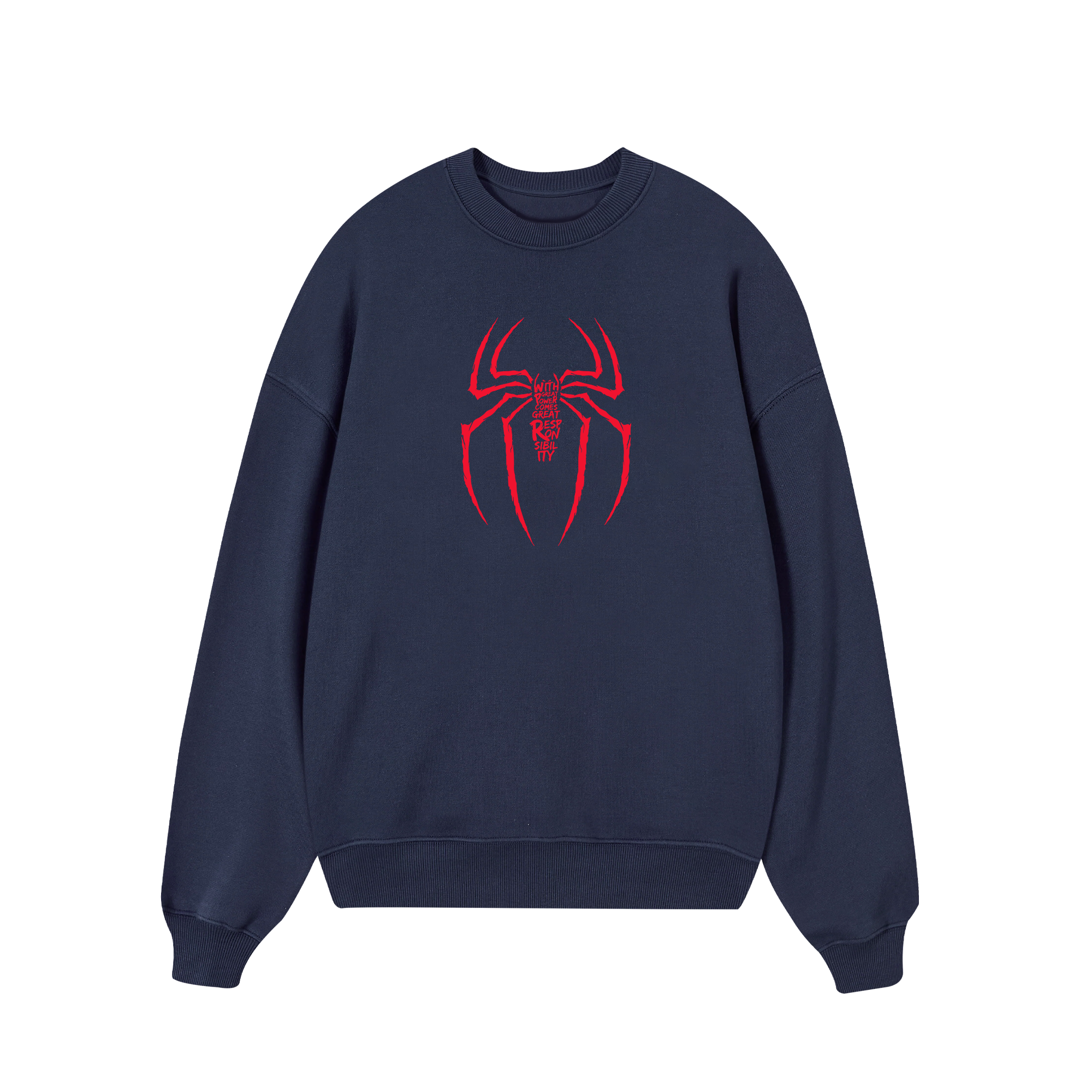 Marvel Spider Man Slogan Sweater