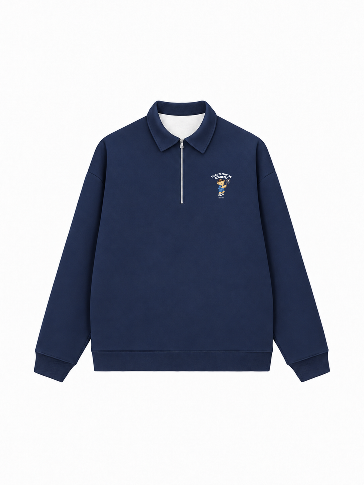 Áo Sweater Polo Nỉ Hai Da Badminton Academy