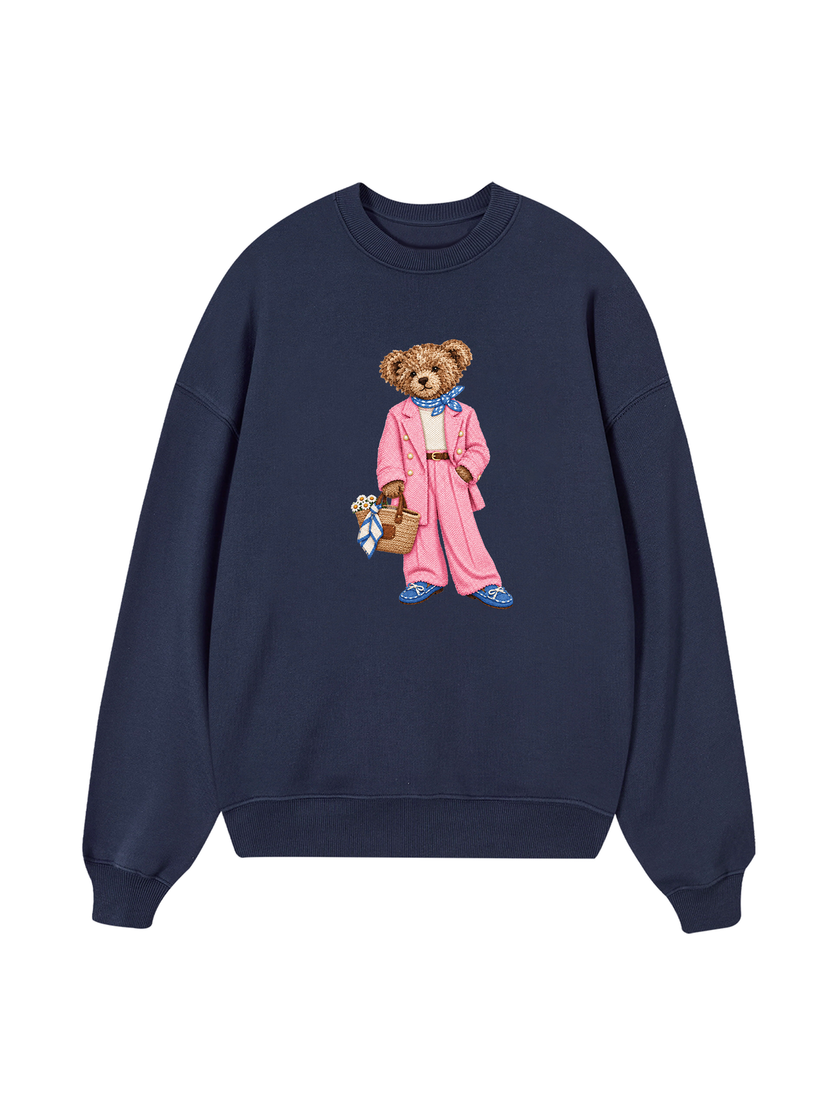 Bear Pink Vest Sweater