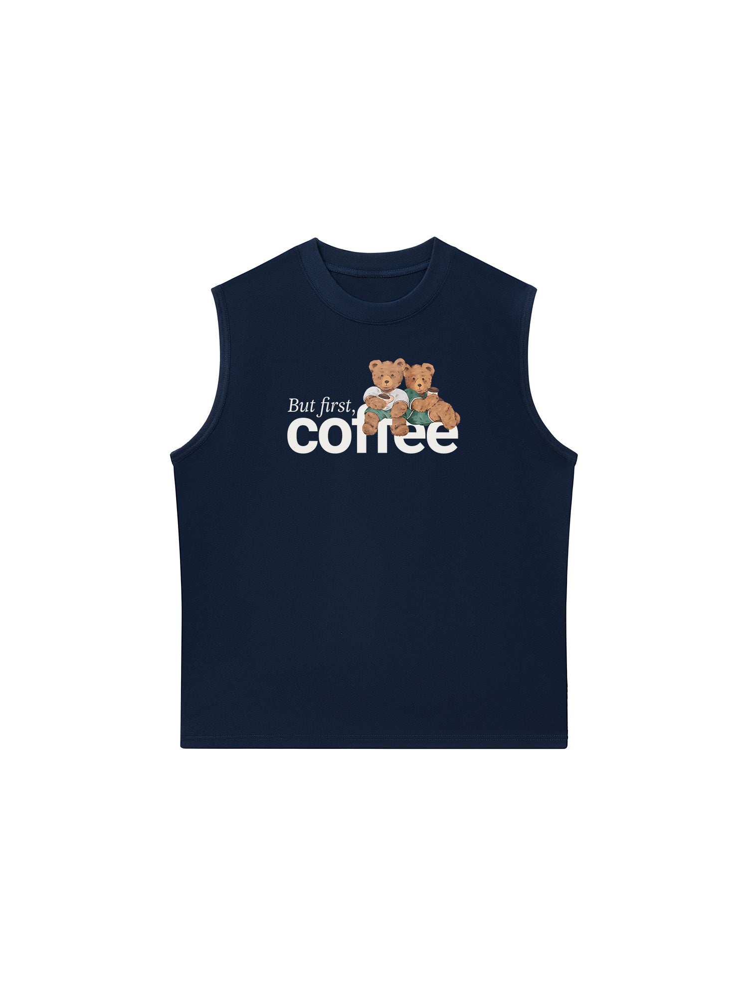 Áo Ba Lỗ Relaxed Fit But First Coffee