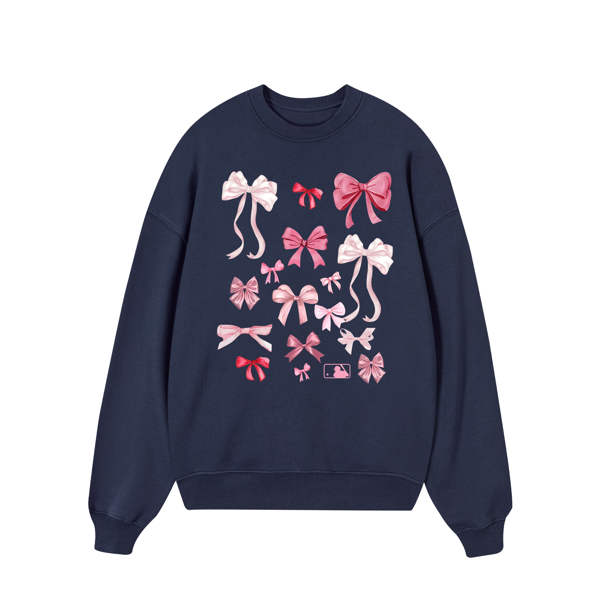 MLB Floral Pink Ribbon Y2K Sweater