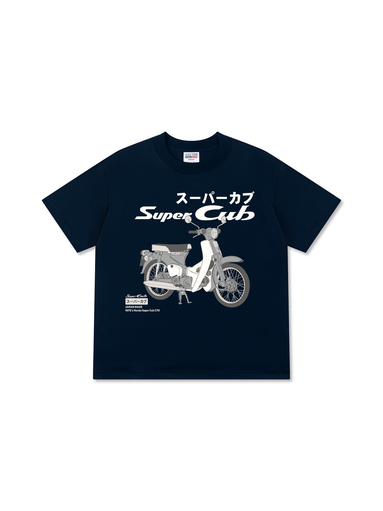 Áo Thun Relaxed Fit Super Cub Heritage Gray