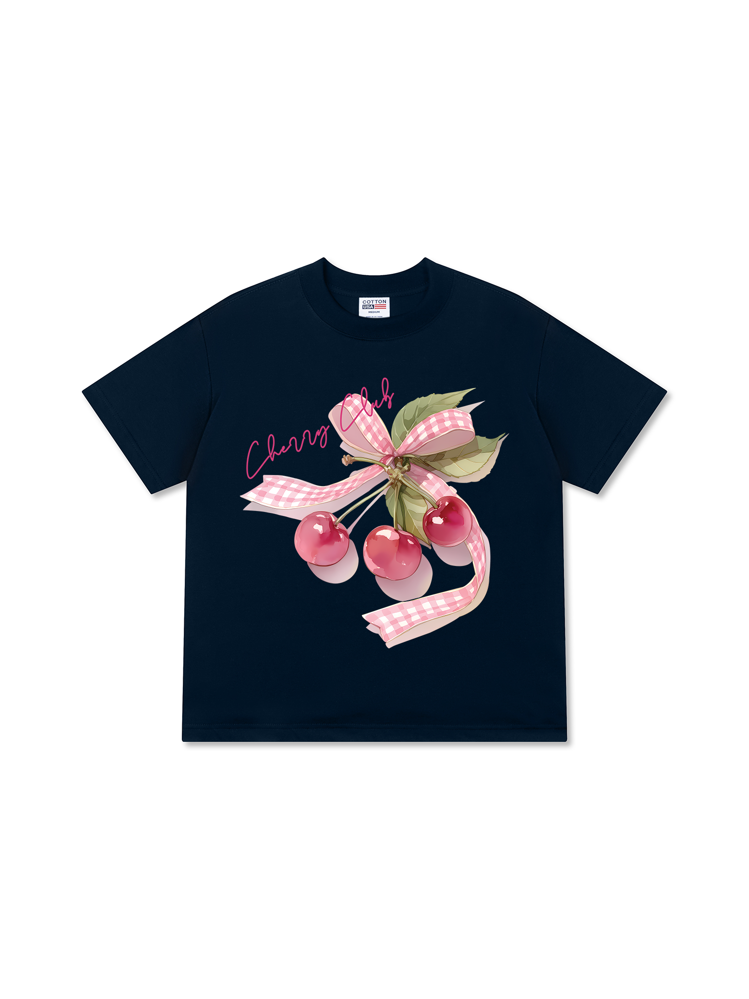 Áo Thun Relaxed Fit Cherru Club Pink Plaid