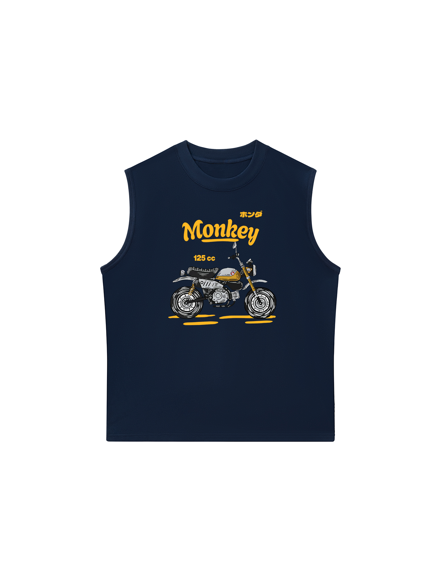 Áo Ba Lỗ Relaxed Fit Monkey 125cc