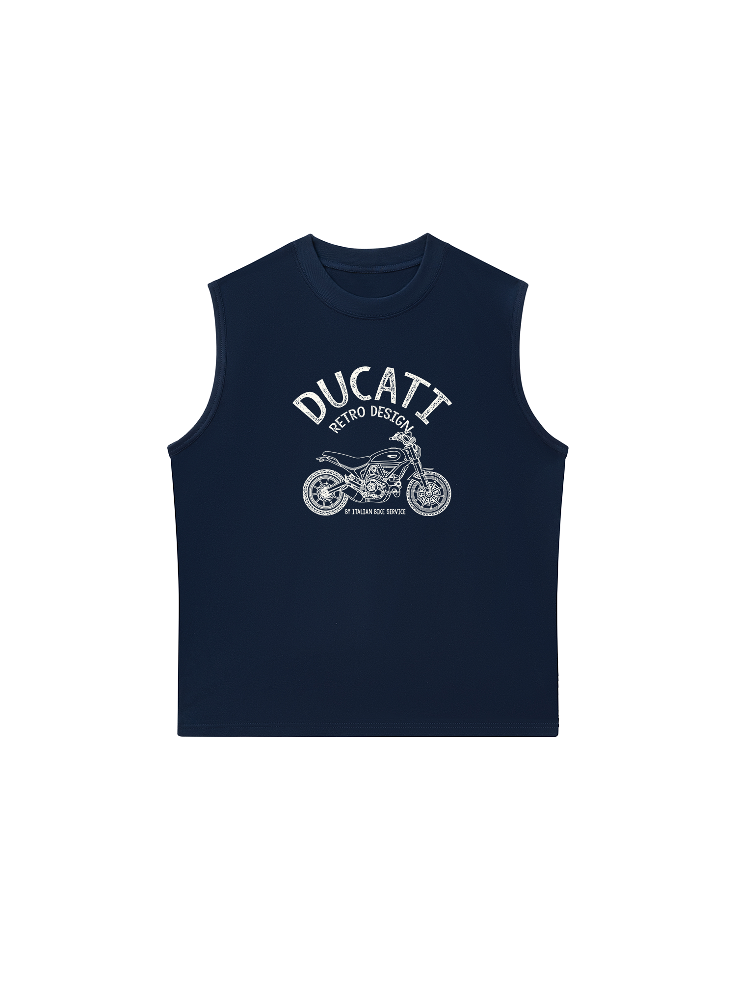 Áo Ba Lỗ Relaxed Fit Ducati Vintage Vibes