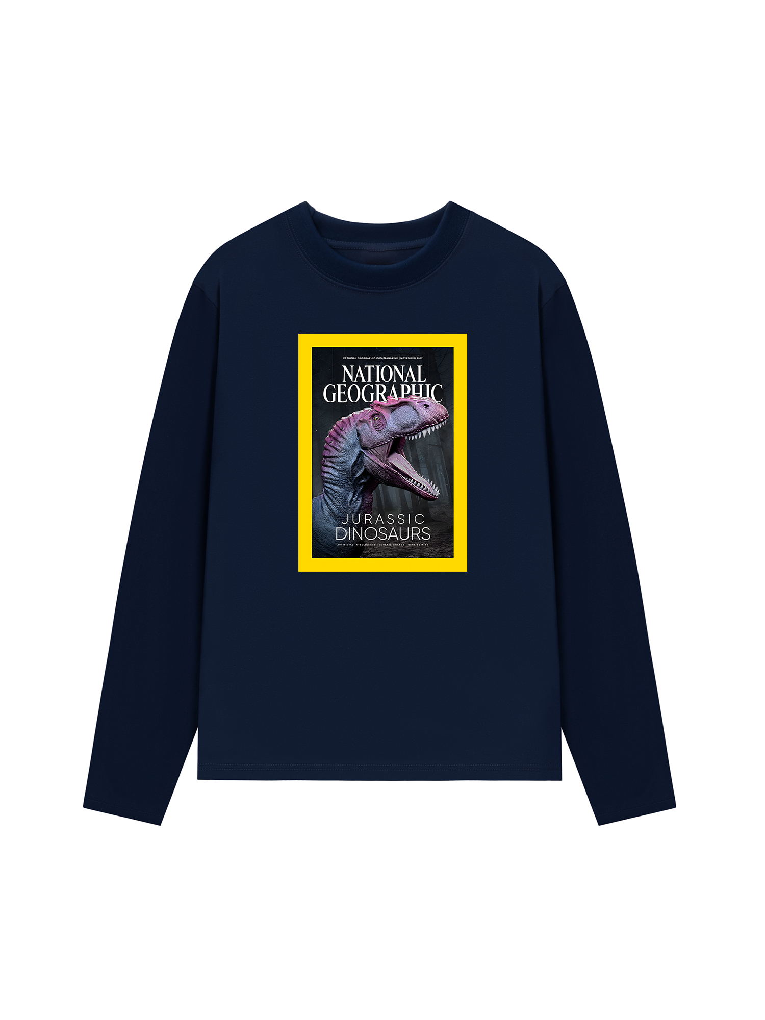 Áo Thun Dài Tay Wild Life Jurassic Dinosaurs
