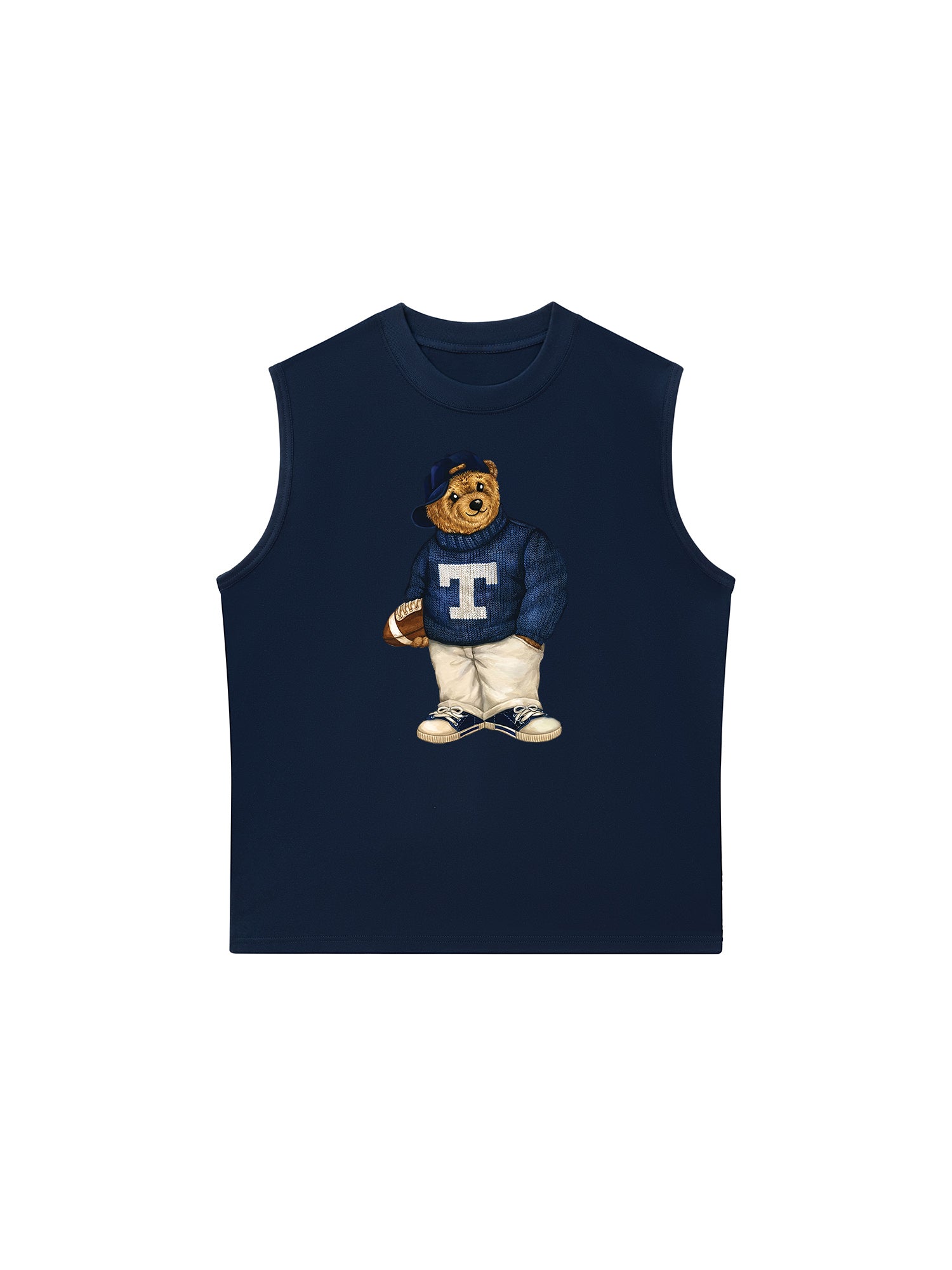 Áo Ba Lỗ Relaxed Fit Bear Two