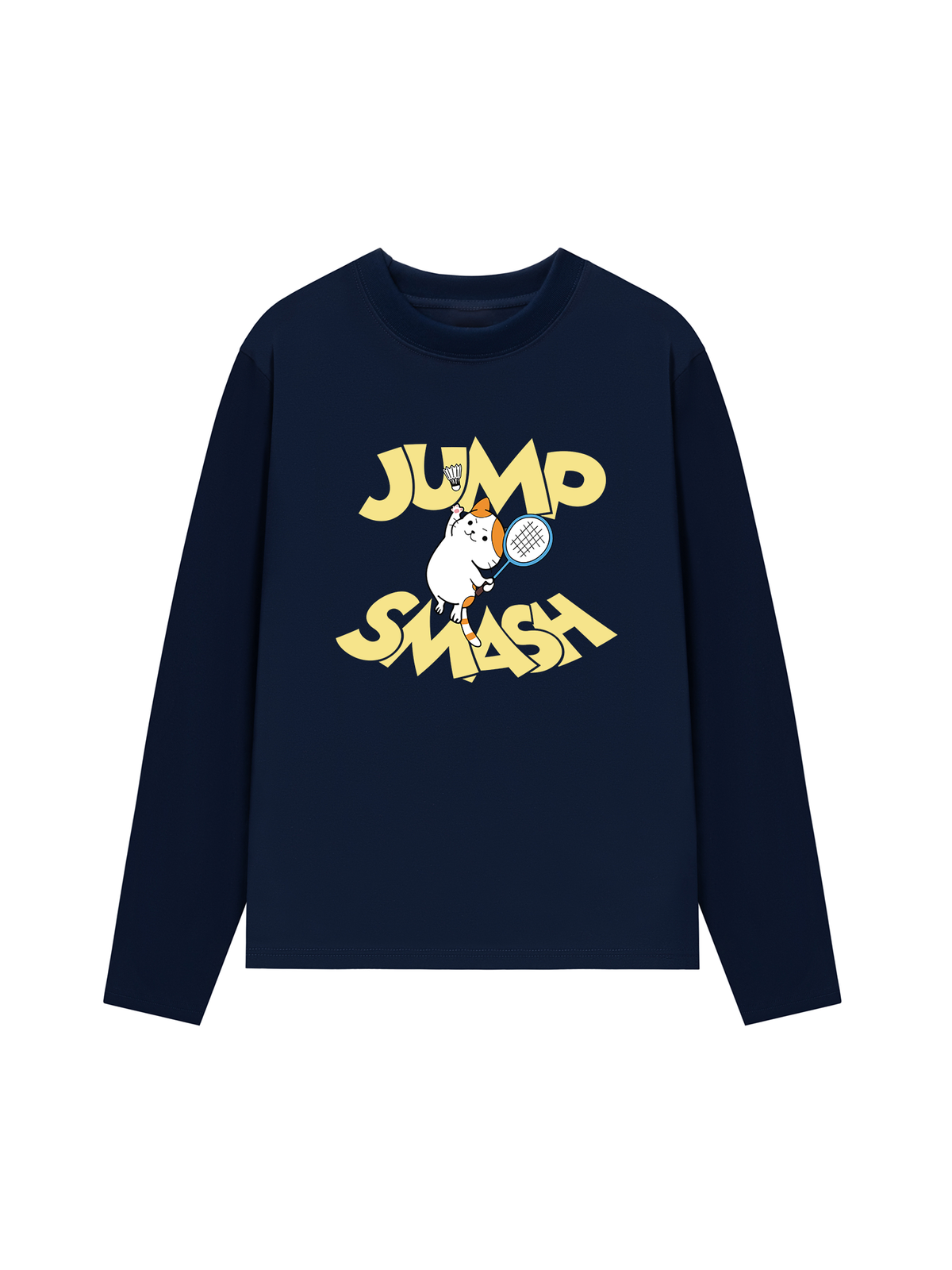 Áo Thun Dài Tay Badminton Cat Jump Smash